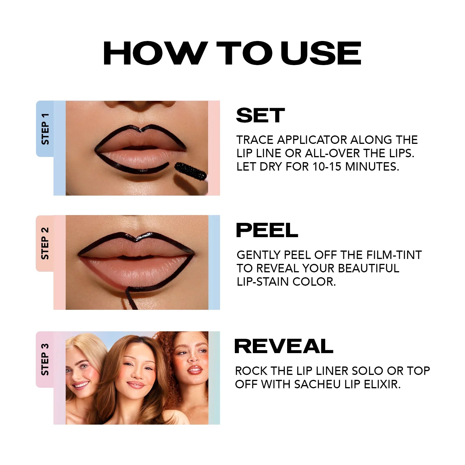 Delineador de Labios Peel-Off Stain