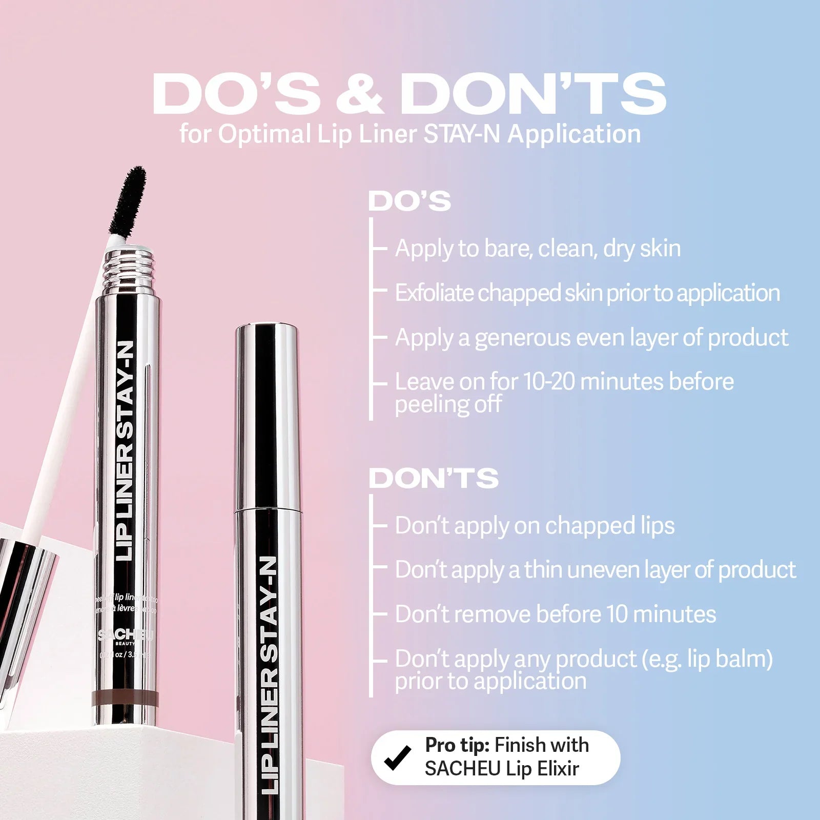 Delineador de Labios Peel-Off Stain