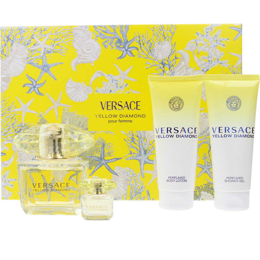 Versace Yellow Diamond – Estuche de fragancia femenina floral