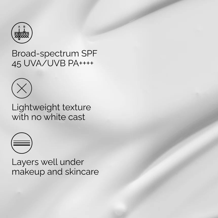 Serum con Filtros UV SPF 45