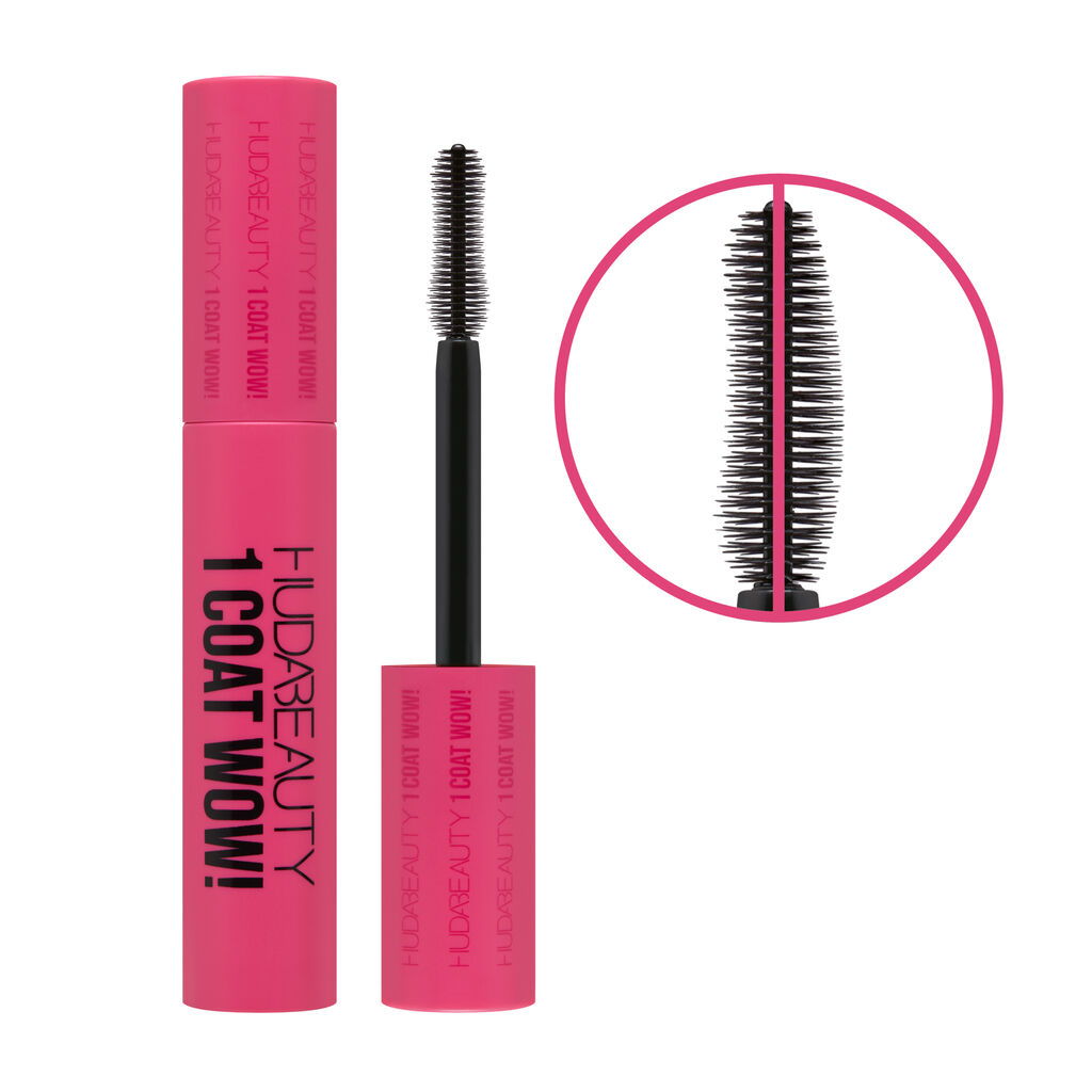 HUDA BEAUTY Máscara 1 Coat WOW! Extra Voluminizadora y Lifting
