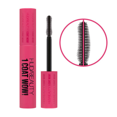 HUDA BEAUTY Máscara 1 Coat WOW! Extra Voluminizadora y Lifting