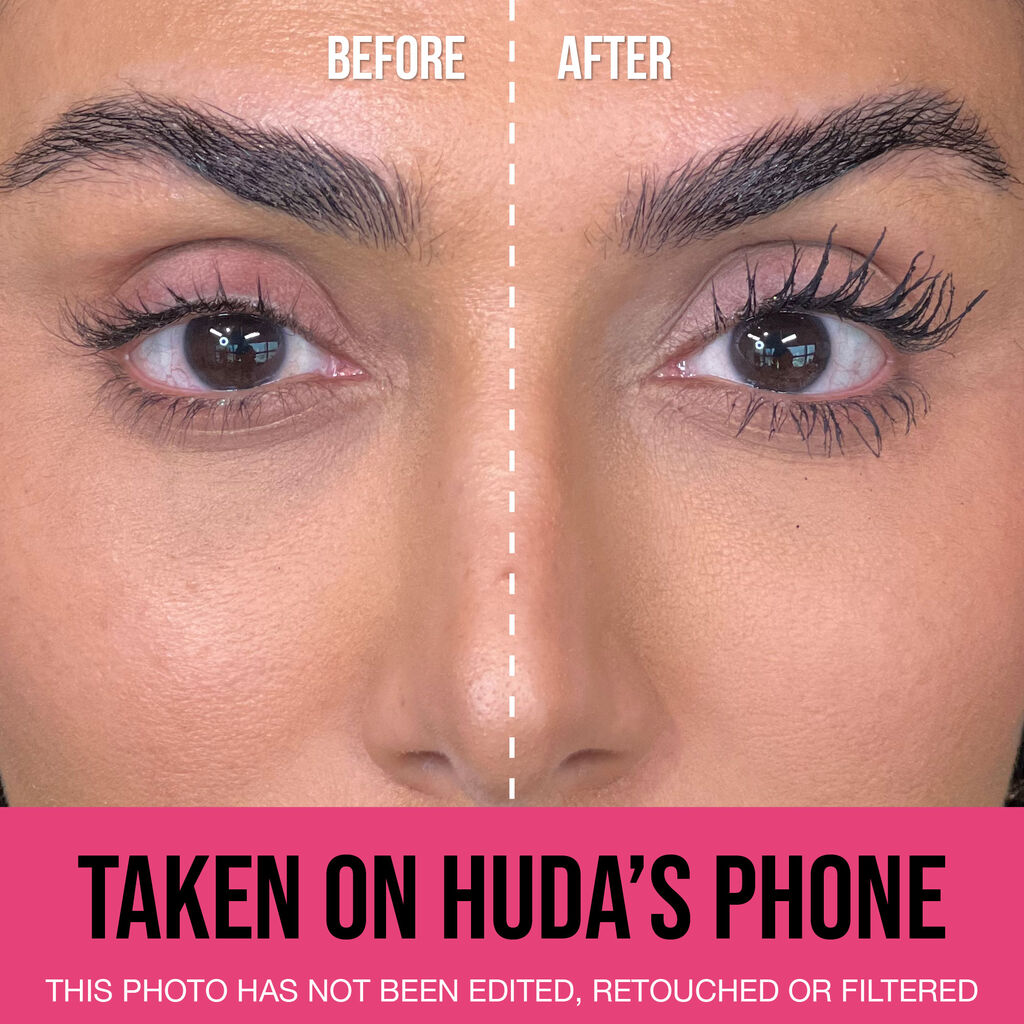 HUDA BEAUTY Máscara 1 Coat WOW! Extra Voluminizadora y Lifting