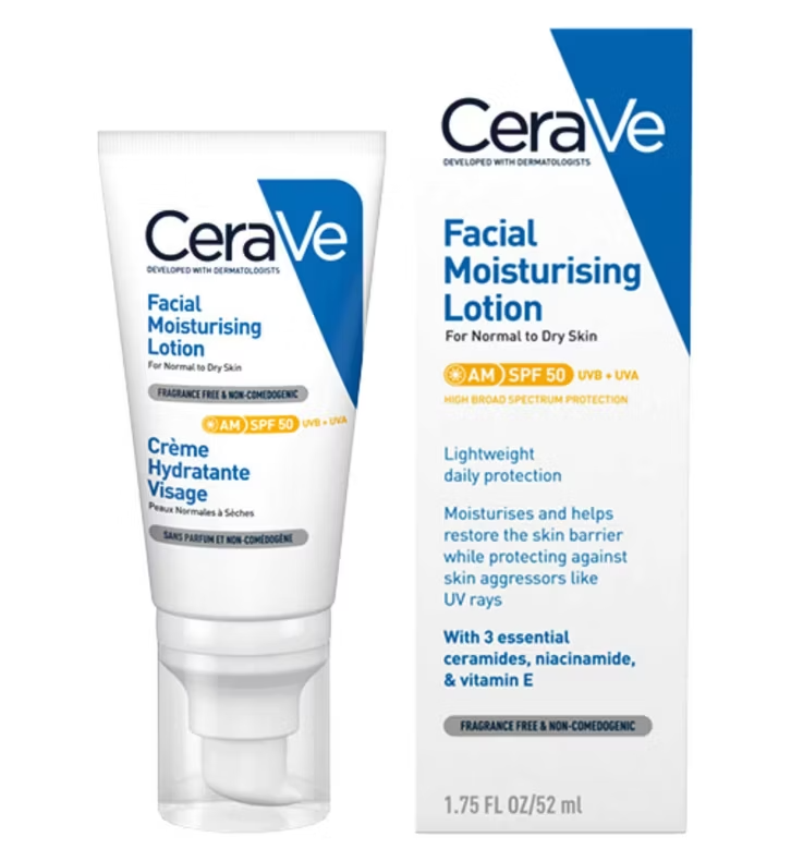 Loción Facial Hidratante AM SPF 50
