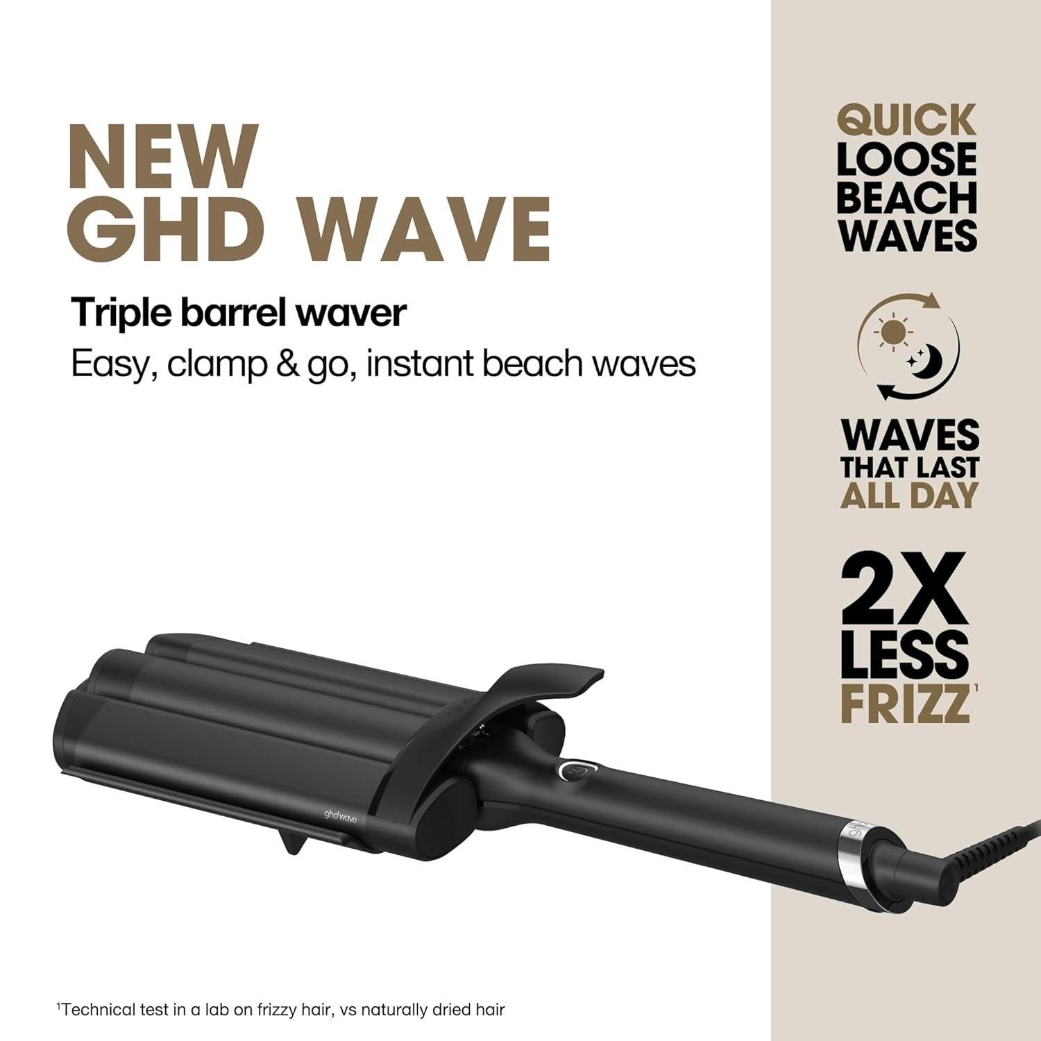 Rizador Triple Barrel Profesional GHD Wave
