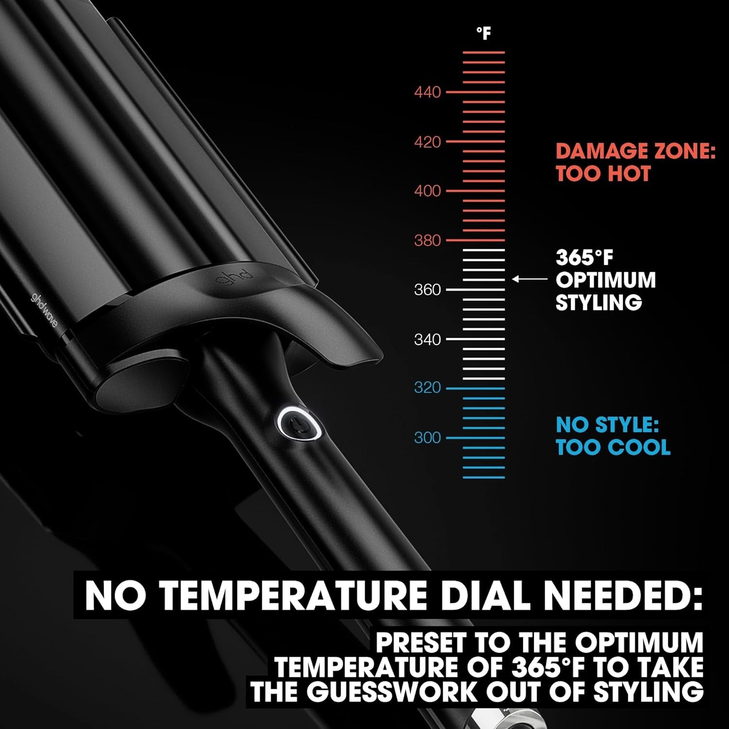 Rizador Triple Barrel Profesional GHD Wave