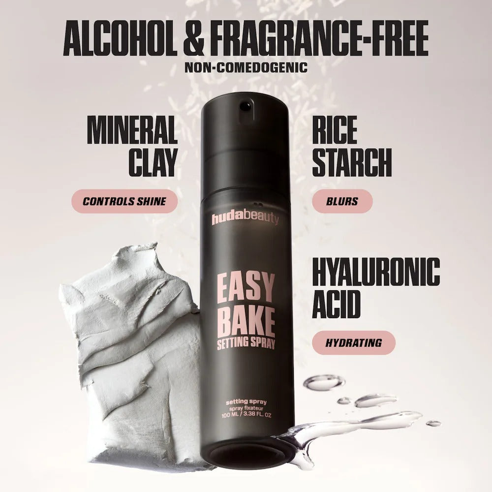 Spray Fijador Easy Bake con 16 Horas de Durabilidad (100 ml)