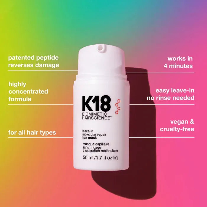 Mascarilla Reparadora Molecular Leave-in K18 50ml