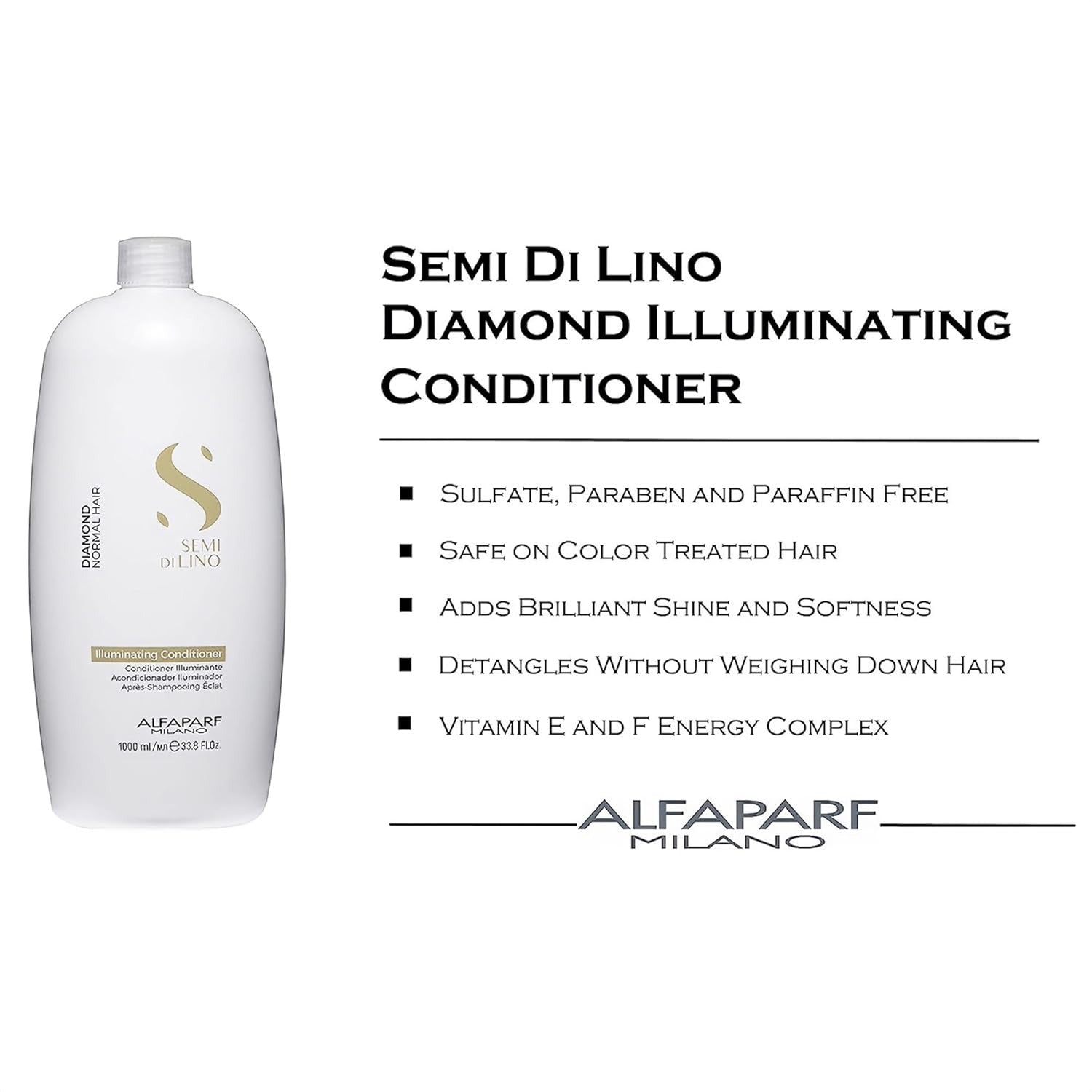 Acondicionador Iluminador Diamond Semi Di Lino de Alfaparf