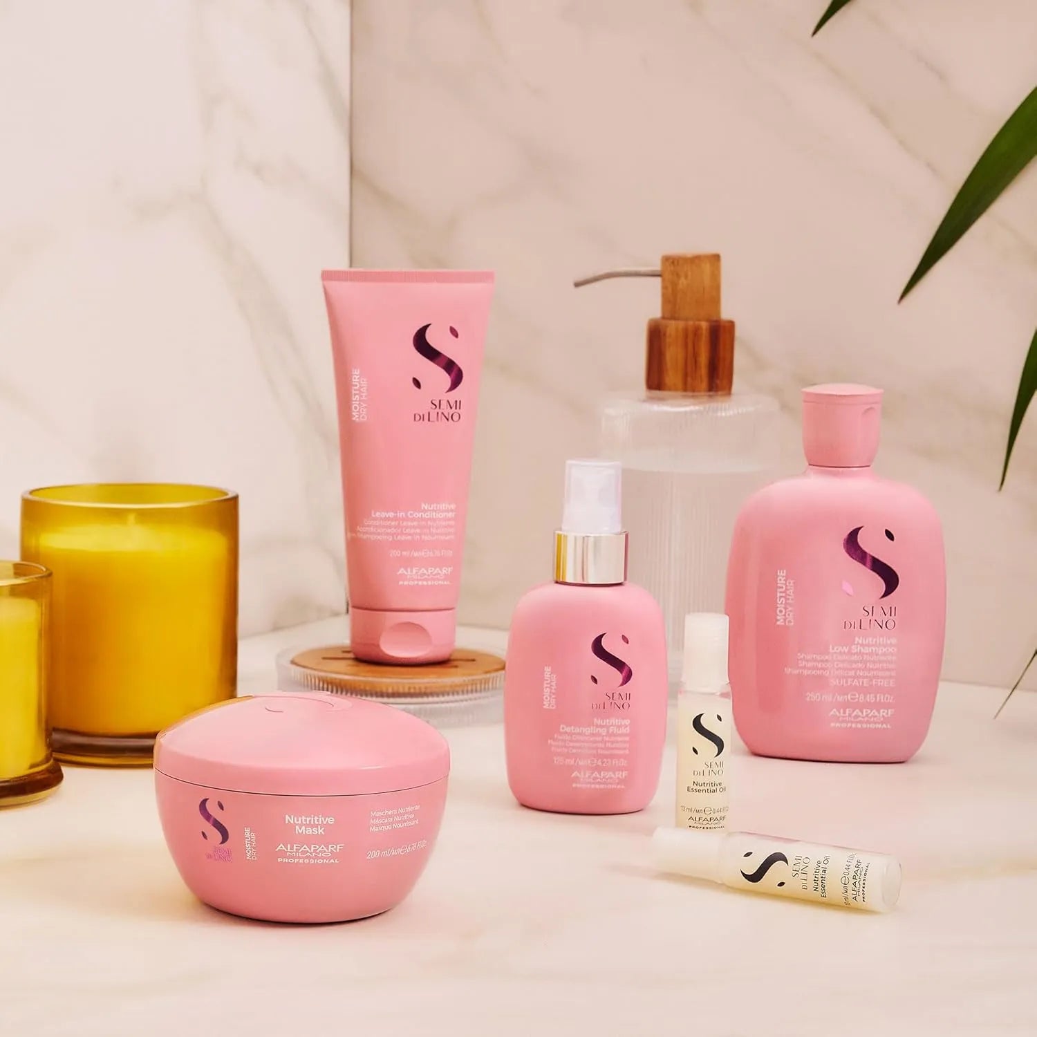 Mascarilla Nutritiva Semi Di Lino Moisture de Alfaparf