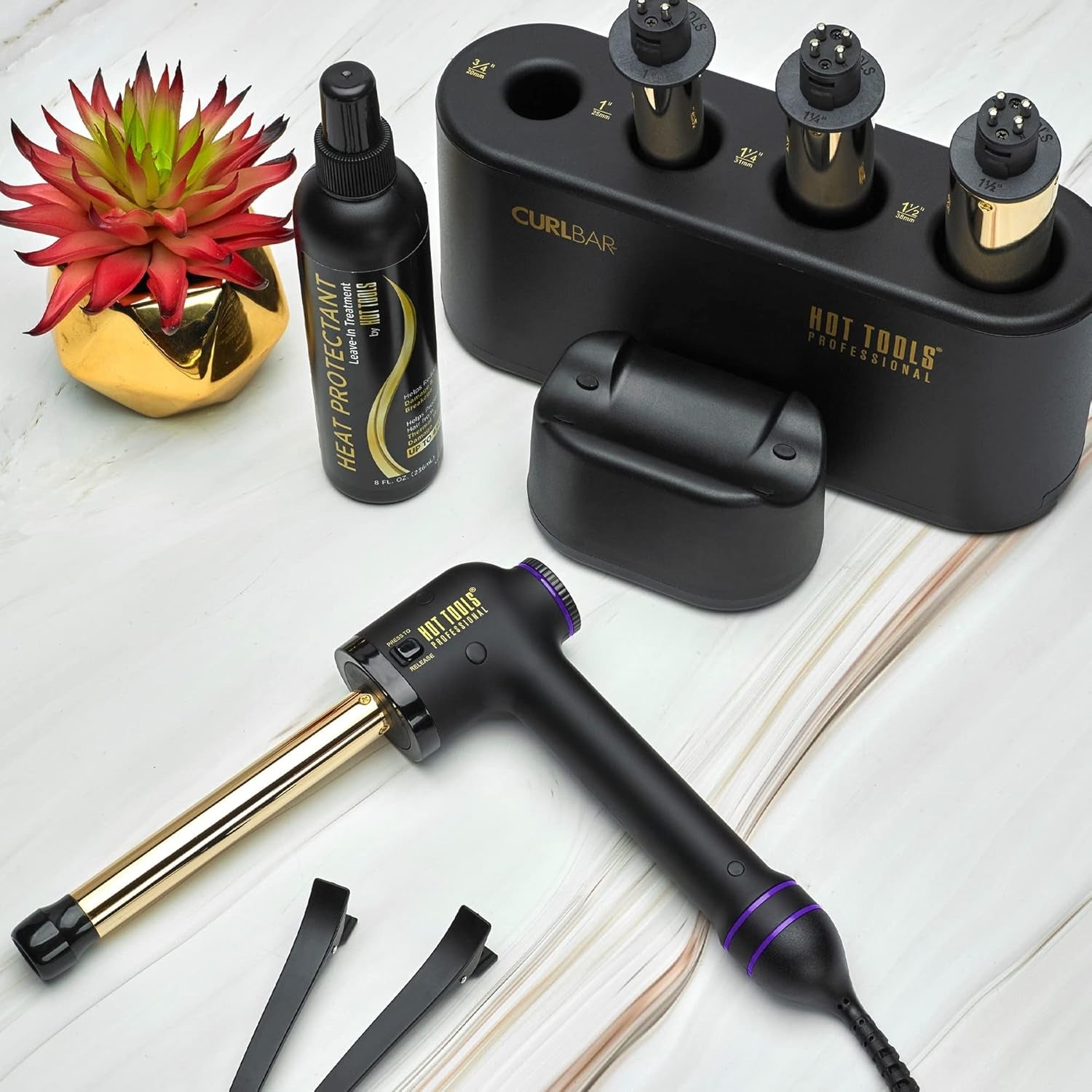 Rizador Hot Tools Black Gold 25 mm