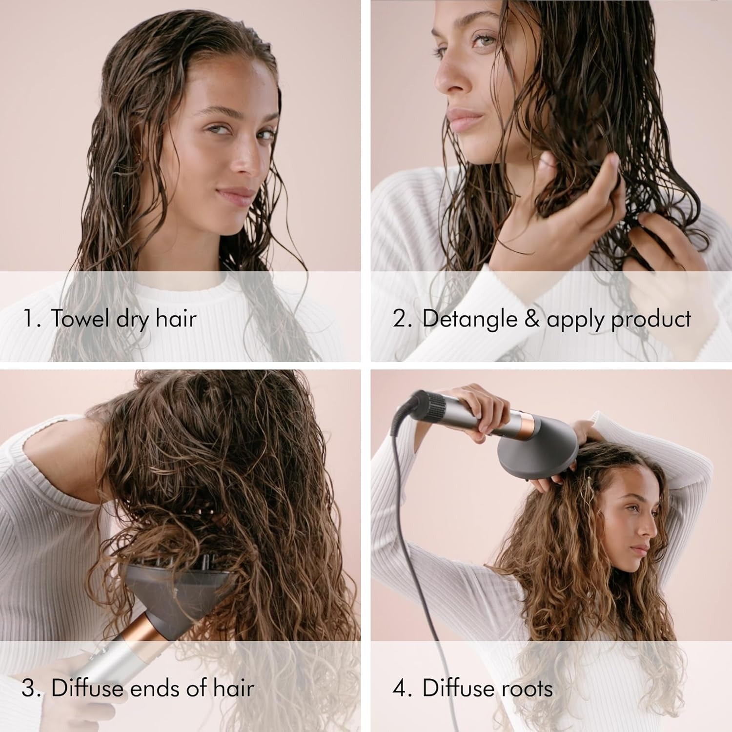 Dyson Airwrap i.d.™ Multi-Styler y Secador - Straight+Wavy (Jasper Plum)