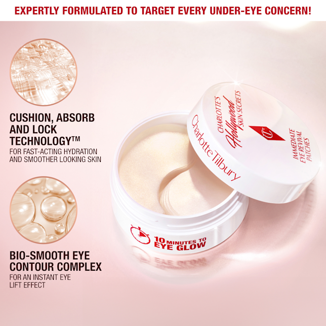 Parche Revitalizante para Ojos Charlotte Tilbury – 60 unidades