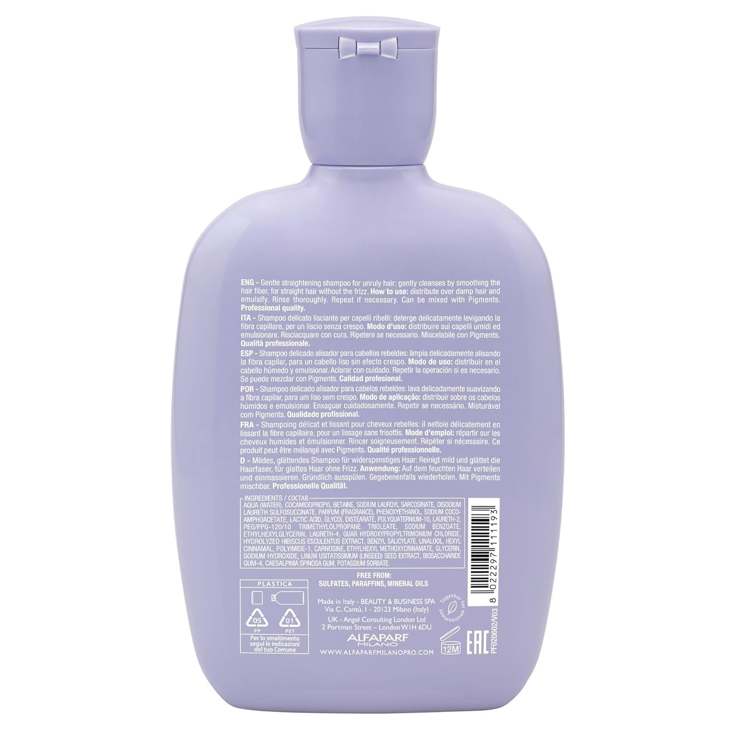 Champú Alfaparf Semi Di Lino Smoothing