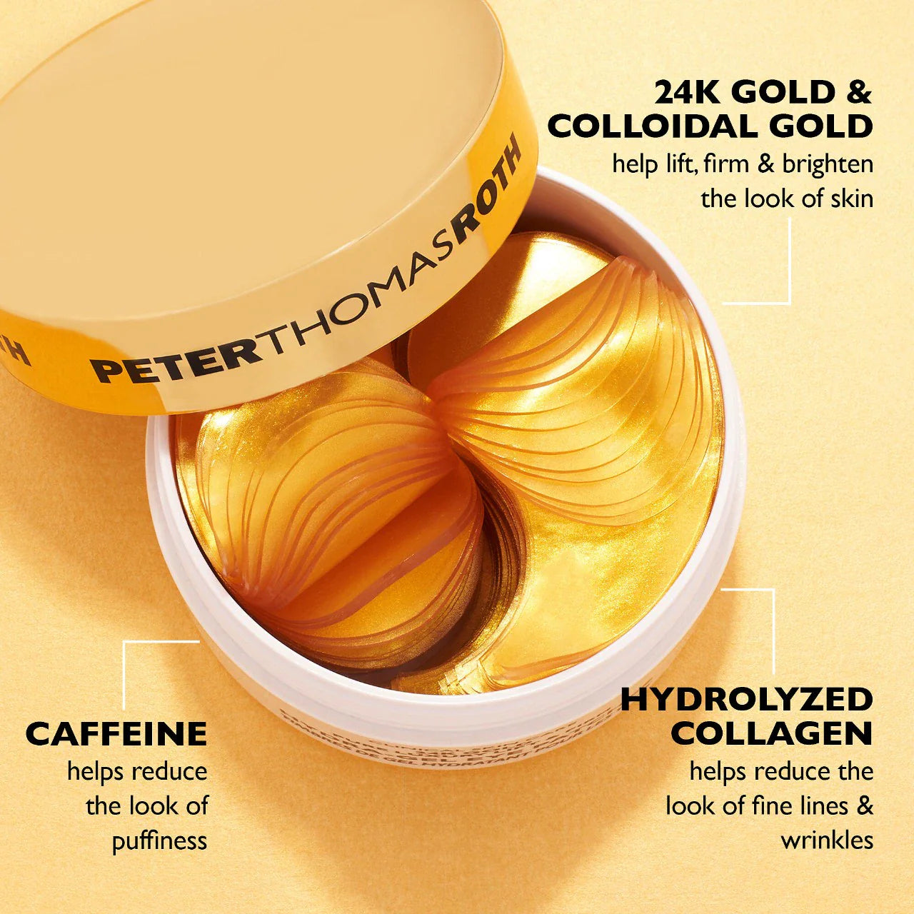 Parche Hidratante para Ojos 24K Gold Pure Luxury Lift & Firm
