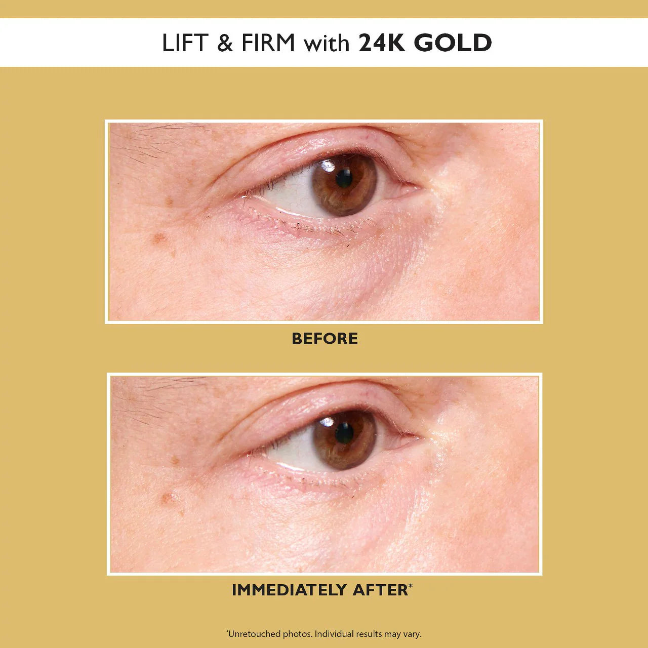 Parche Hidratante para Ojos 24K Gold Pure Luxury Lift & Firm