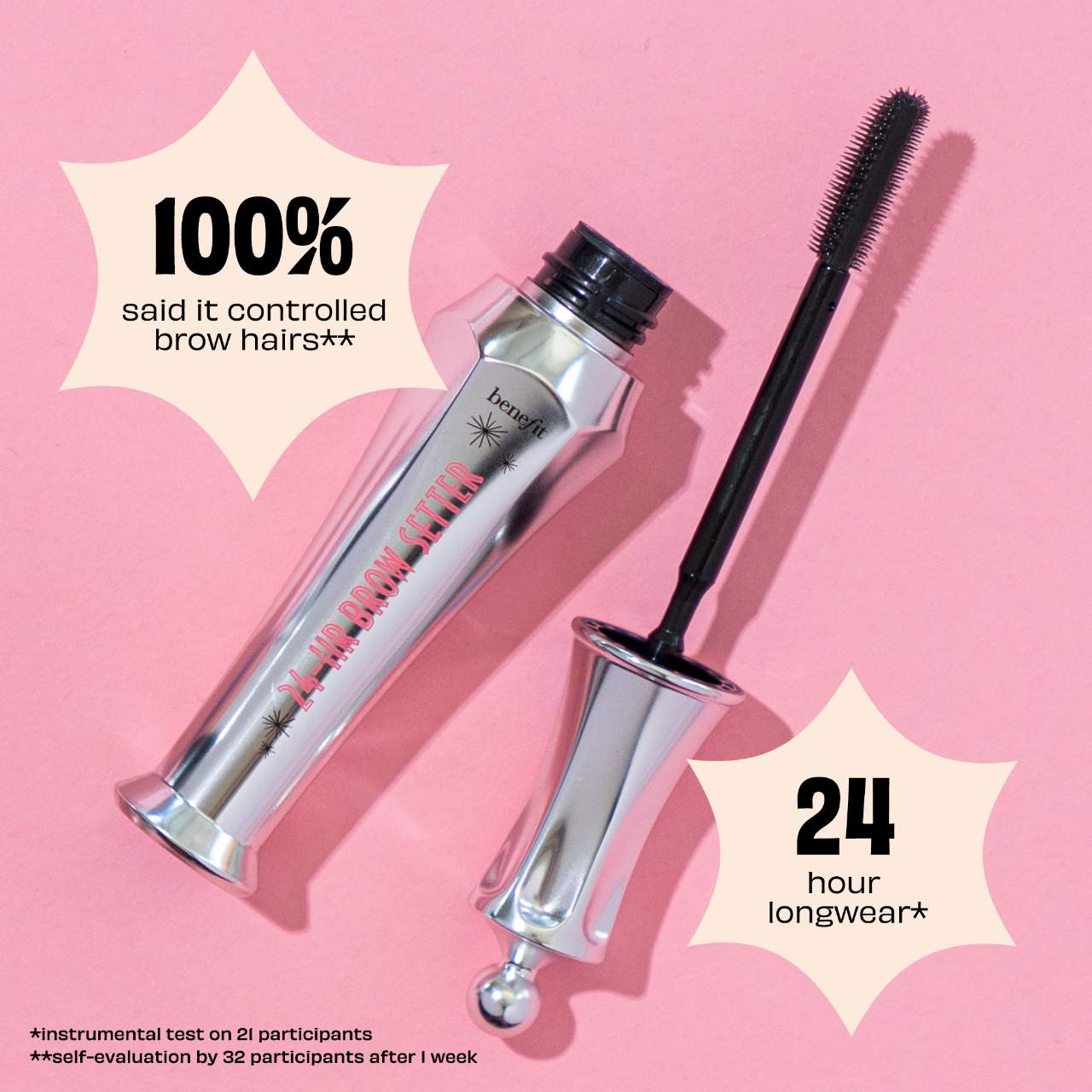24-HR Brow Setter – Gel Transparente para Cejas con Efecto Laminado