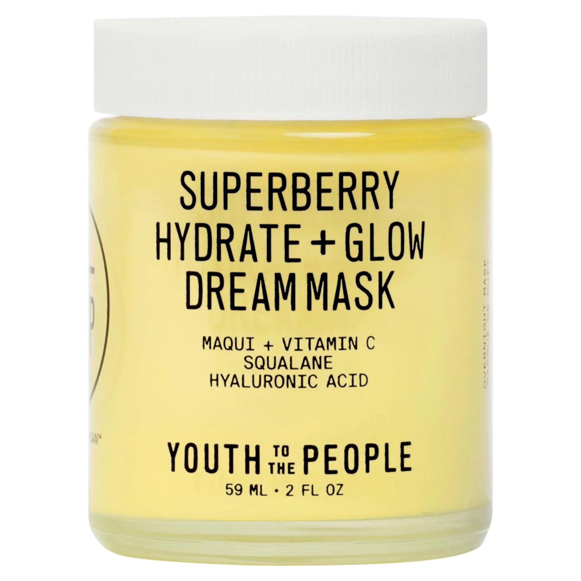 Crema y mascarilla nocturna Superberry Hydrate + Glow Dream – Con vitamina C