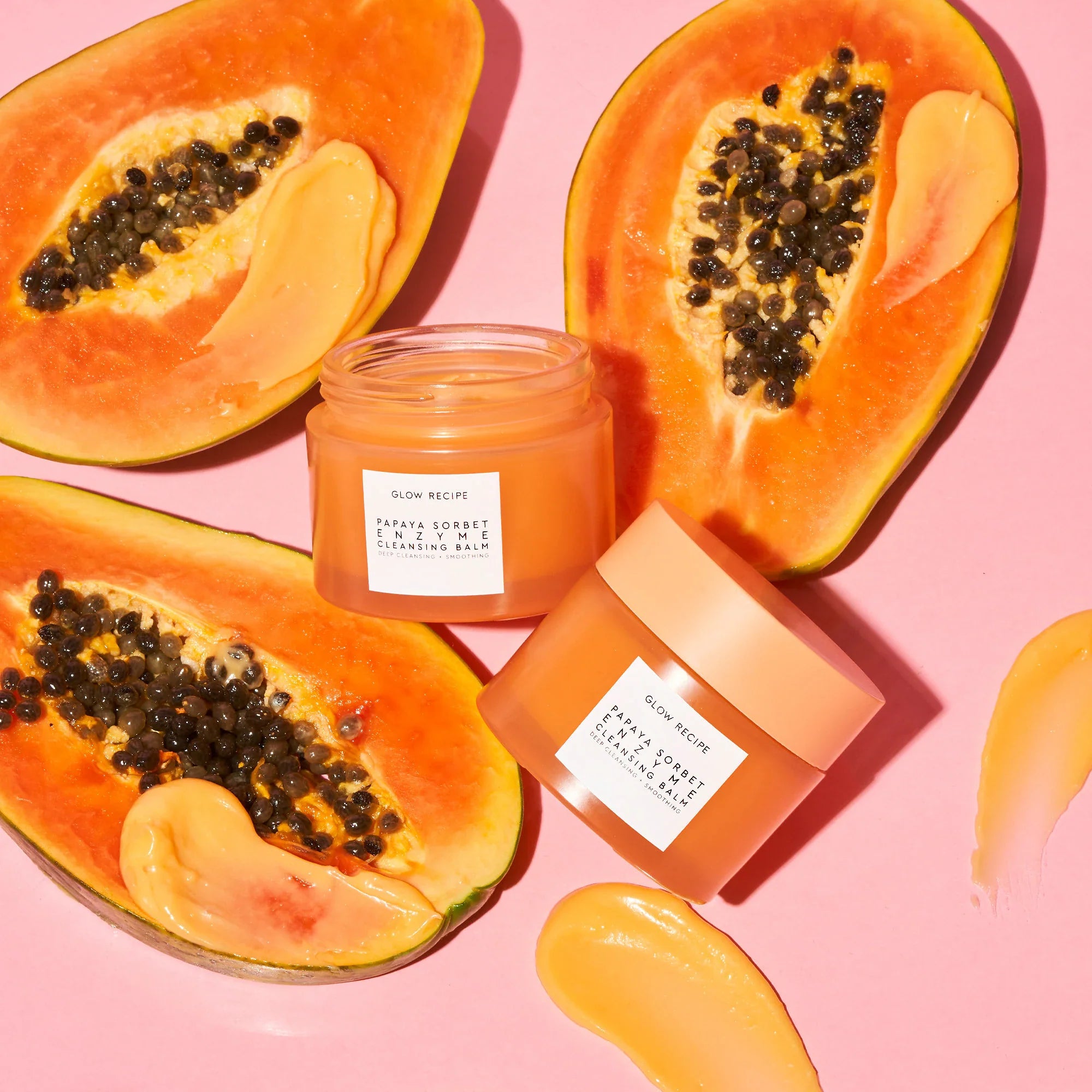 Bálsamo limpiador enzimático Papaya Sorbet – Desmaquillante alisador e iluminador