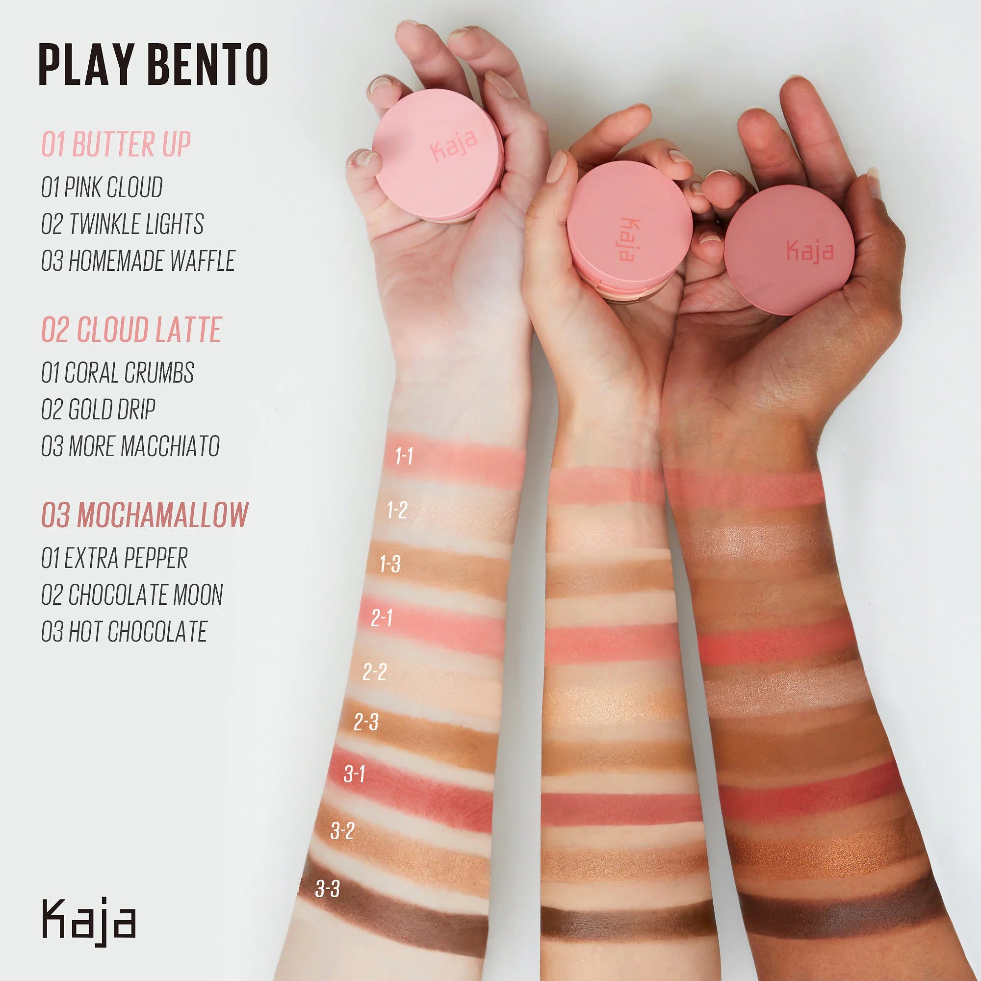 Face Bento – Trio de Crema y Polvos: Bronceador, Colorete e Iluminador