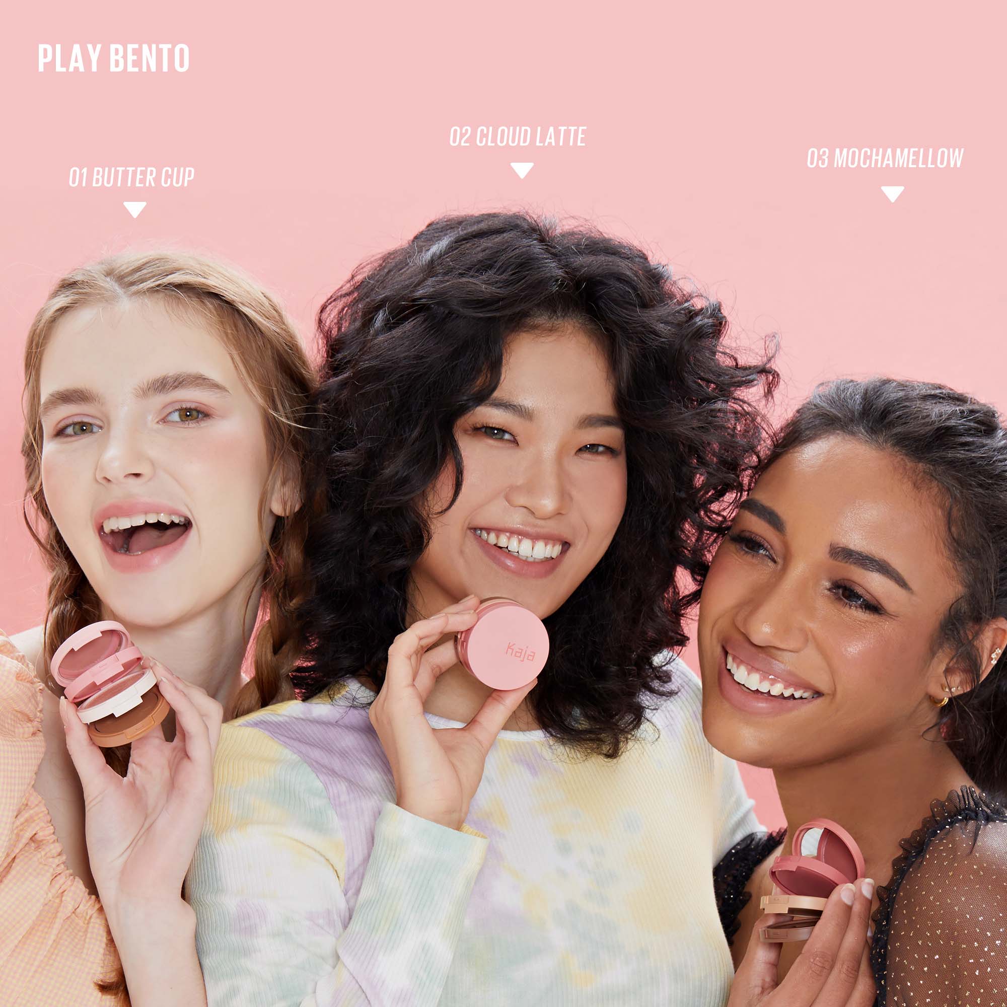 Face Bento – Trio de Crema y Polvos: Bronceador, Colorete e Iluminador