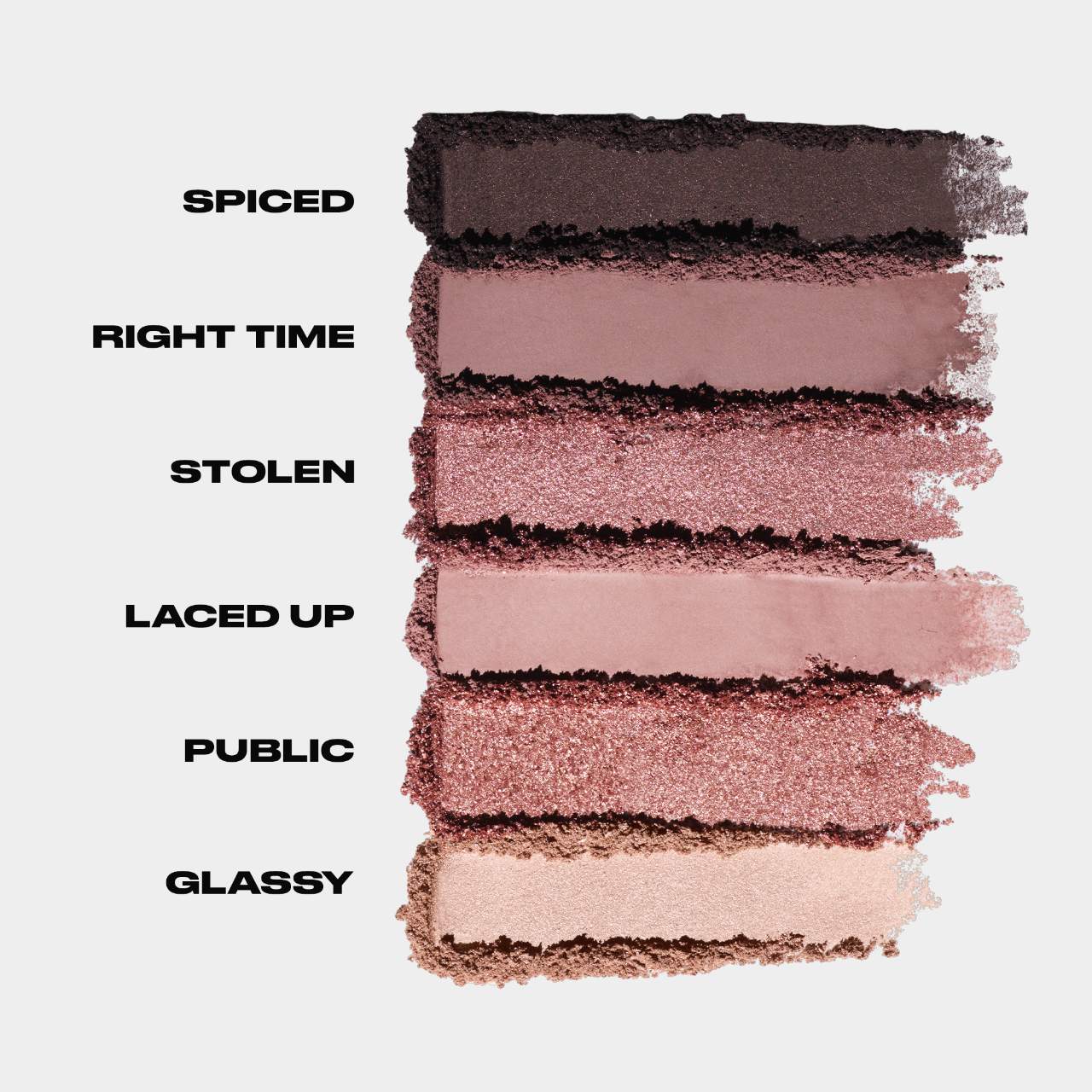 Naked3 Mini – Paleta de Sombras Rosa Suave