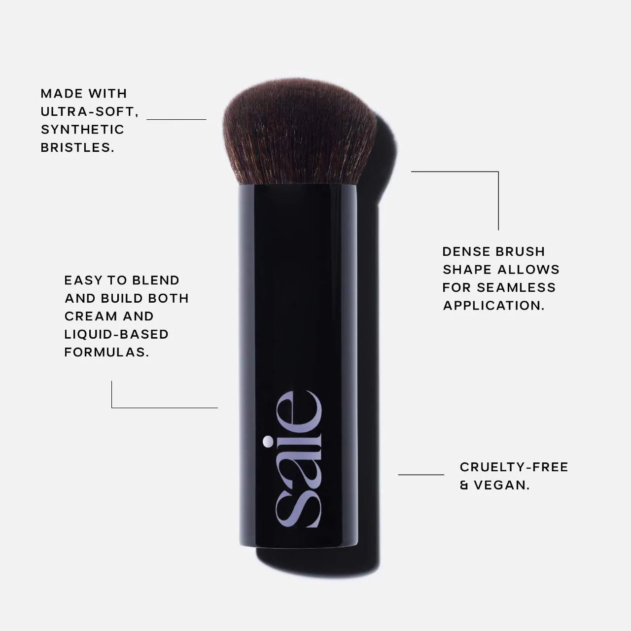 Brocha The Big Buffing Brush – Brocha grande para base y acabado perfecto