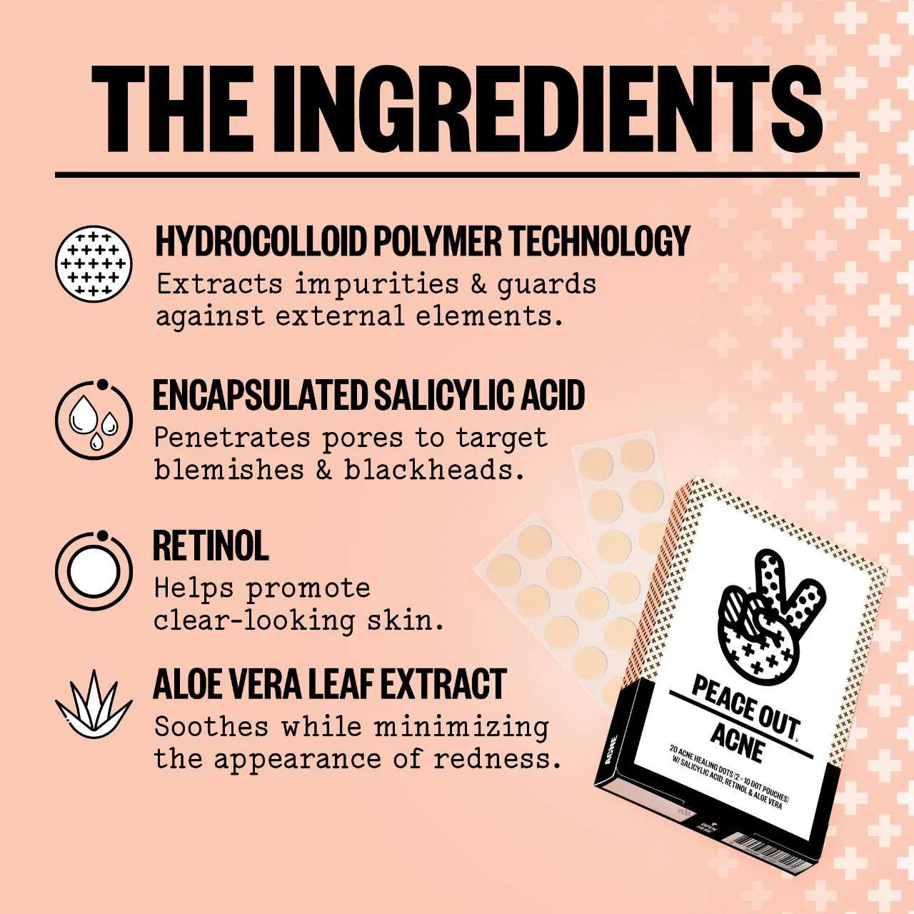 Parches antiacné con ácido salicílico – Tratamiento puntual para granos y brotes