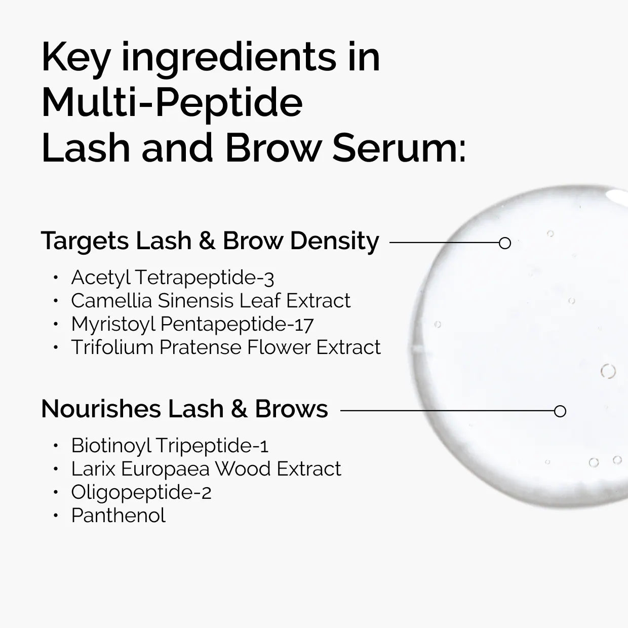 Sérum Multi-Péptidos para Pestañas y Cejas