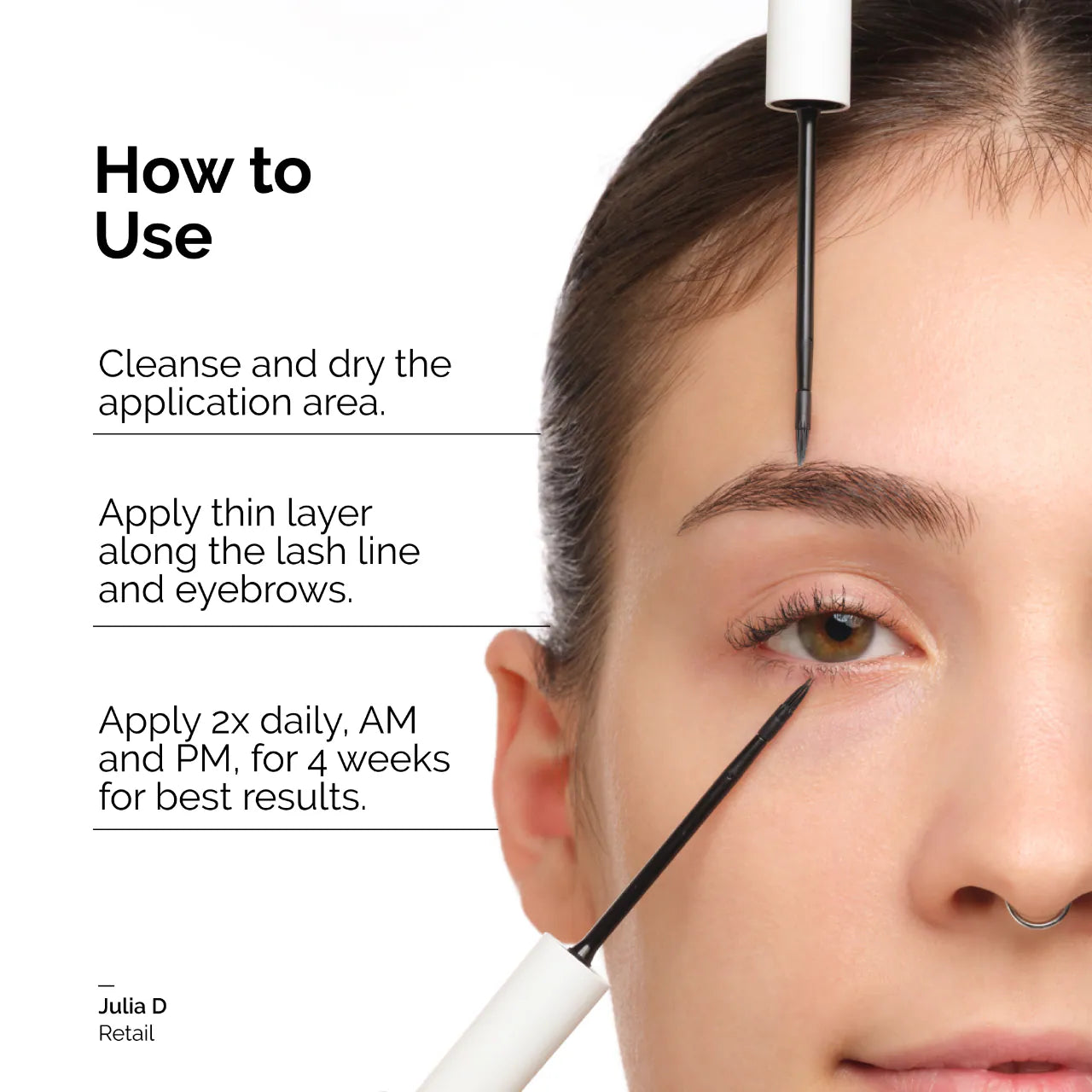 Sérum Multi-Péptidos para Pestañas y Cejas