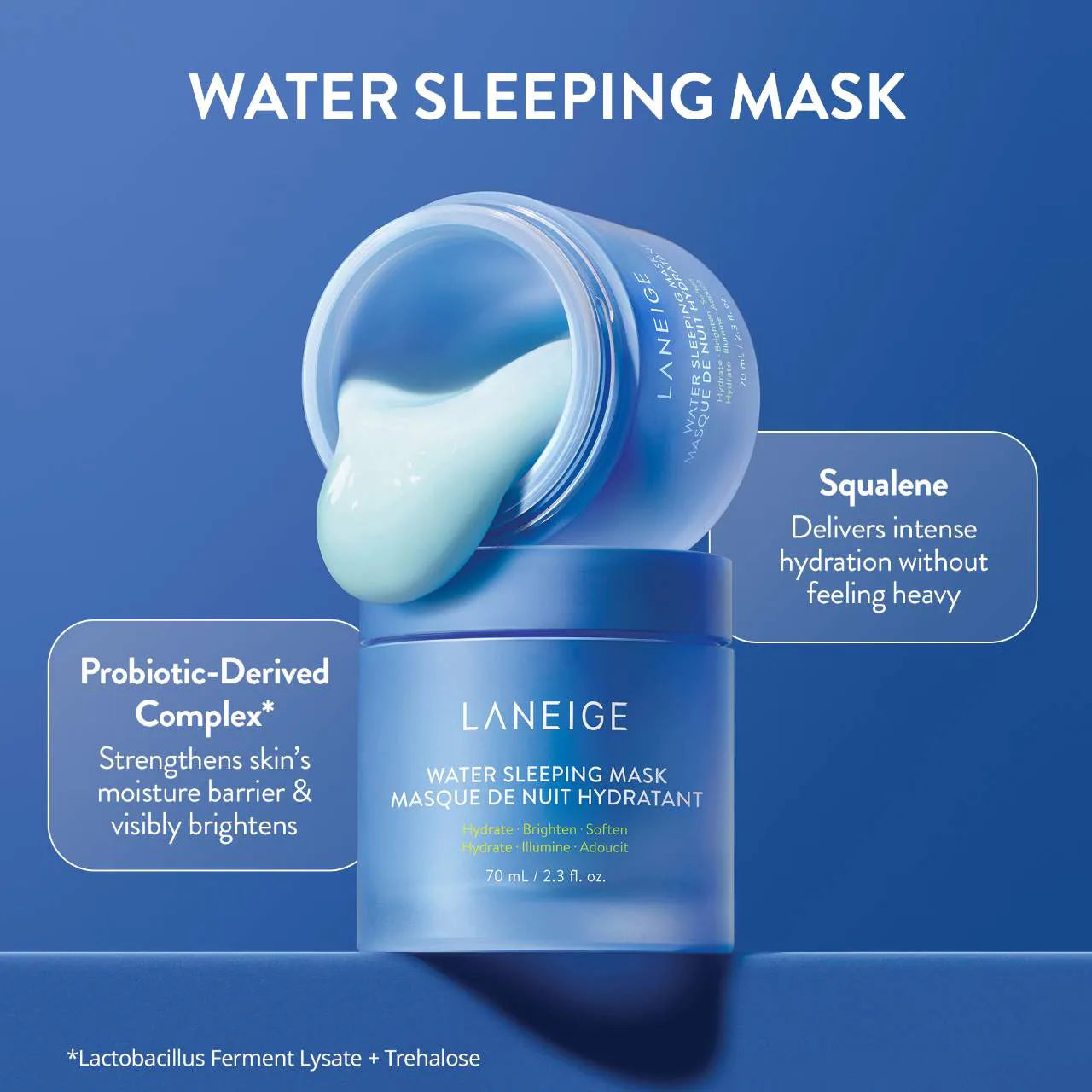 Mascarilla Nocturna Hidratante con Niacinamida y Escualano