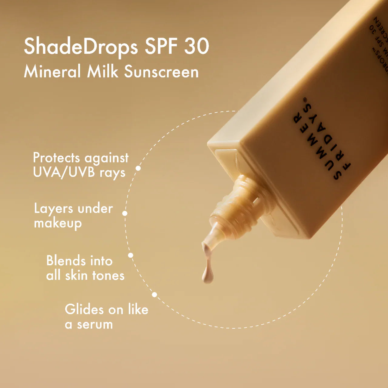 ShadeDrops Protector Solar Mineral en Leche SPF 30