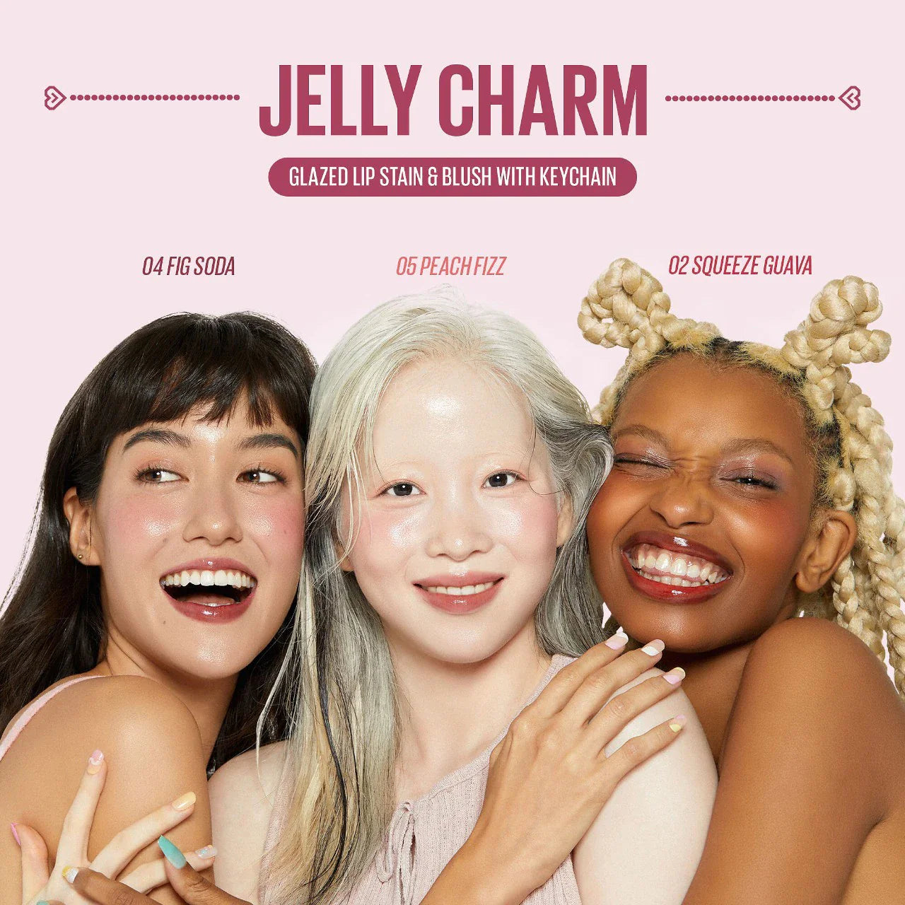 Jelly Charm – Tinte Labial y Rubor Glaseado con Llavero