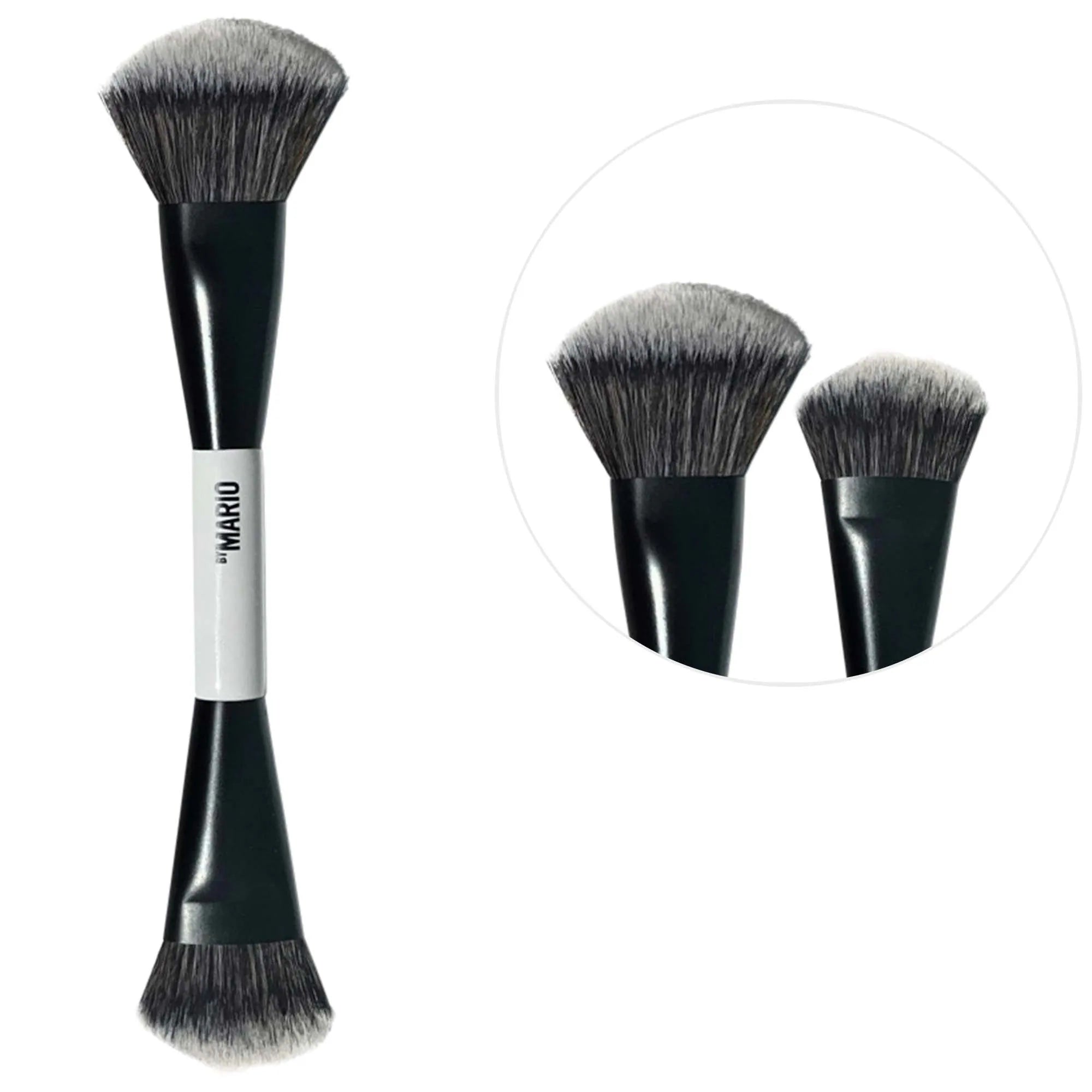 Brocha F4 Dual-Ended – Brocha doble para base y rostro