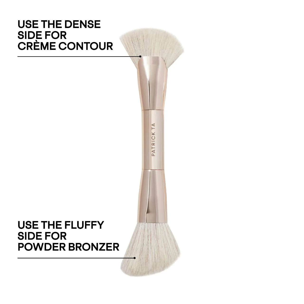 Brocha doble para contorno – Dual-Ended Contour Brush