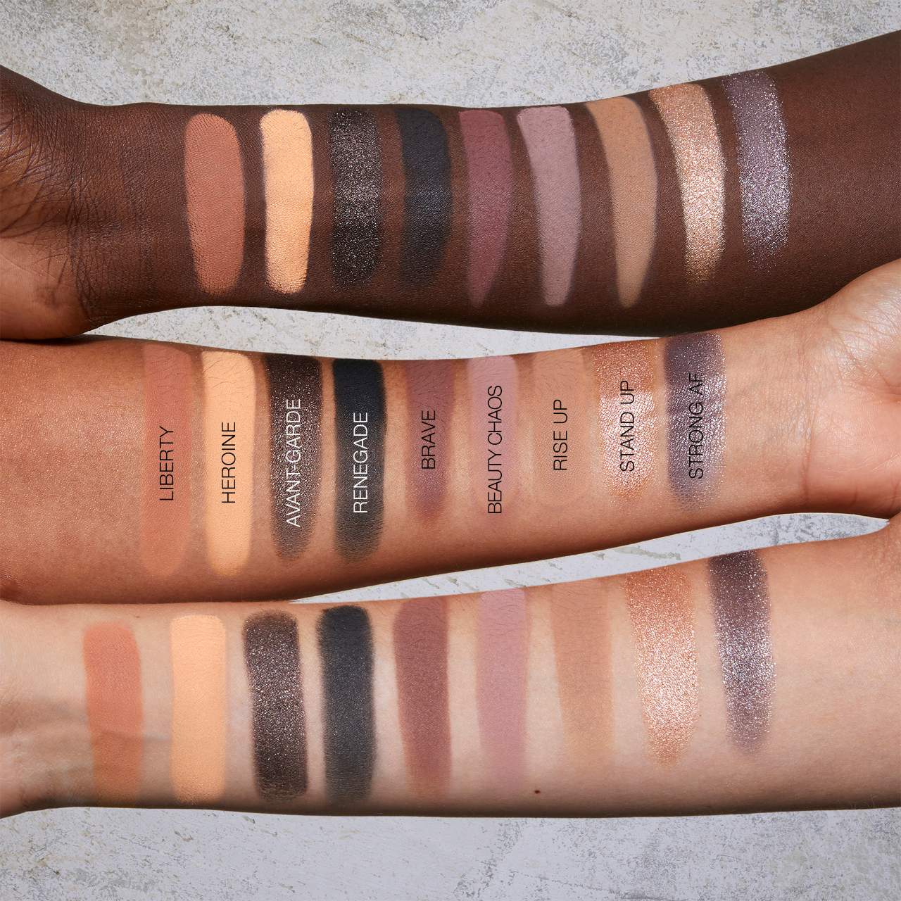 Paleta de sombras Pretty Grunge – Tonos intensos y acabado rebelde