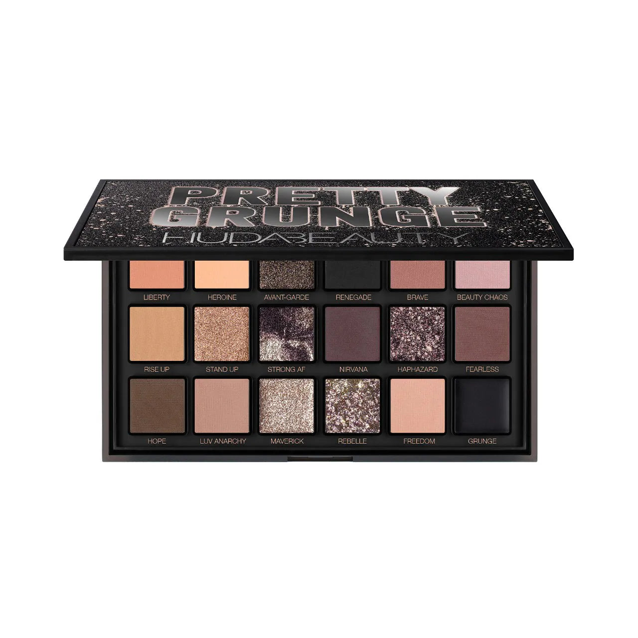 Paleta de sombras Pretty Grunge – Tonos intensos y acabado rebelde