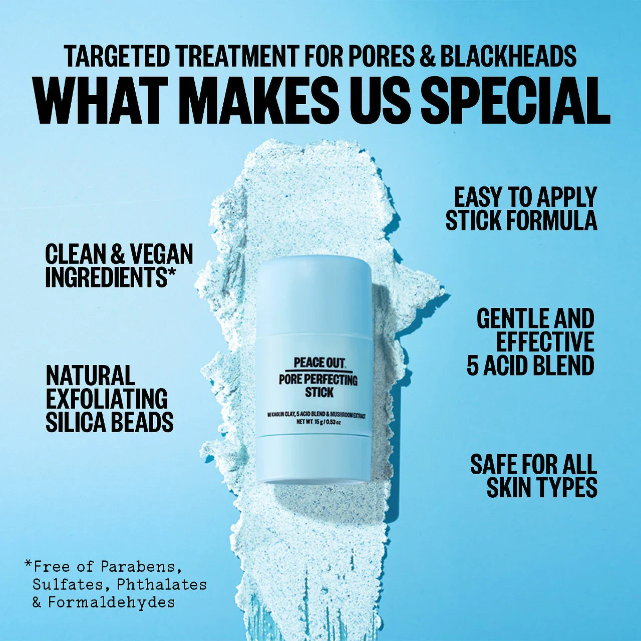 Stick exfoliante AHA Pore & Blackhead – Tratamiento multifunción para poros e impurezas