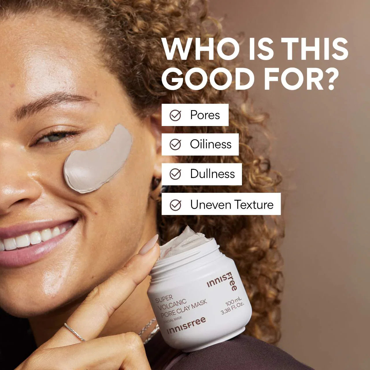 Mascarilla de Arcilla Super Volcánica AHA para Purificación de Poros