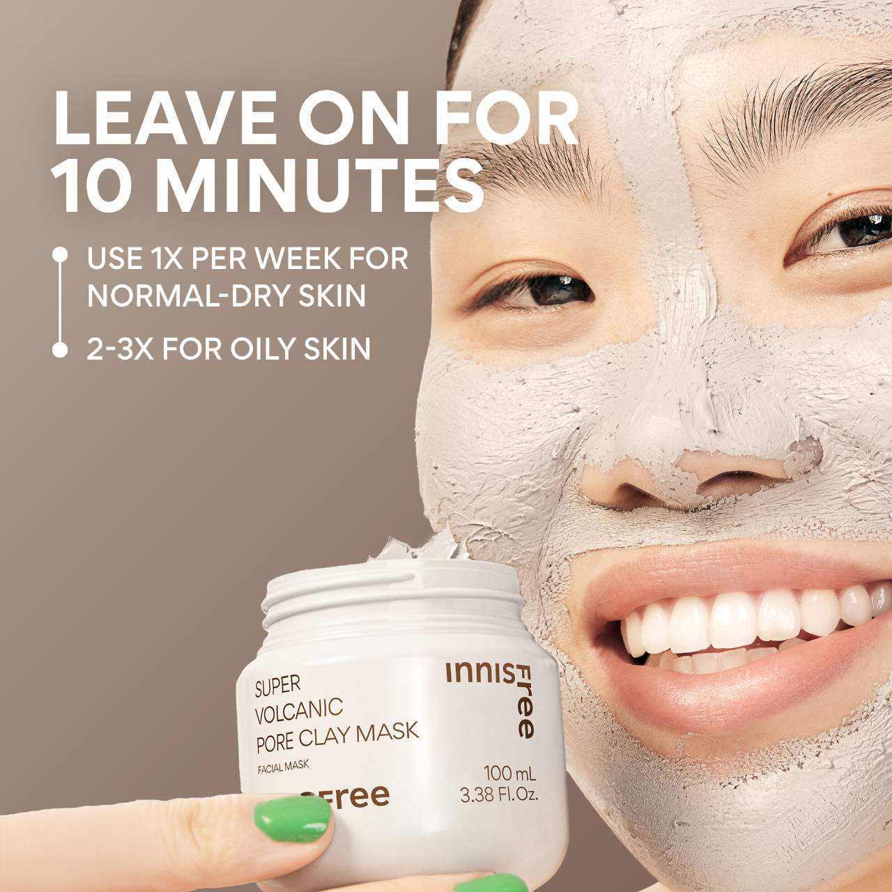 Mascarilla de Arcilla Super Volcánica AHA para Purificación de Poros