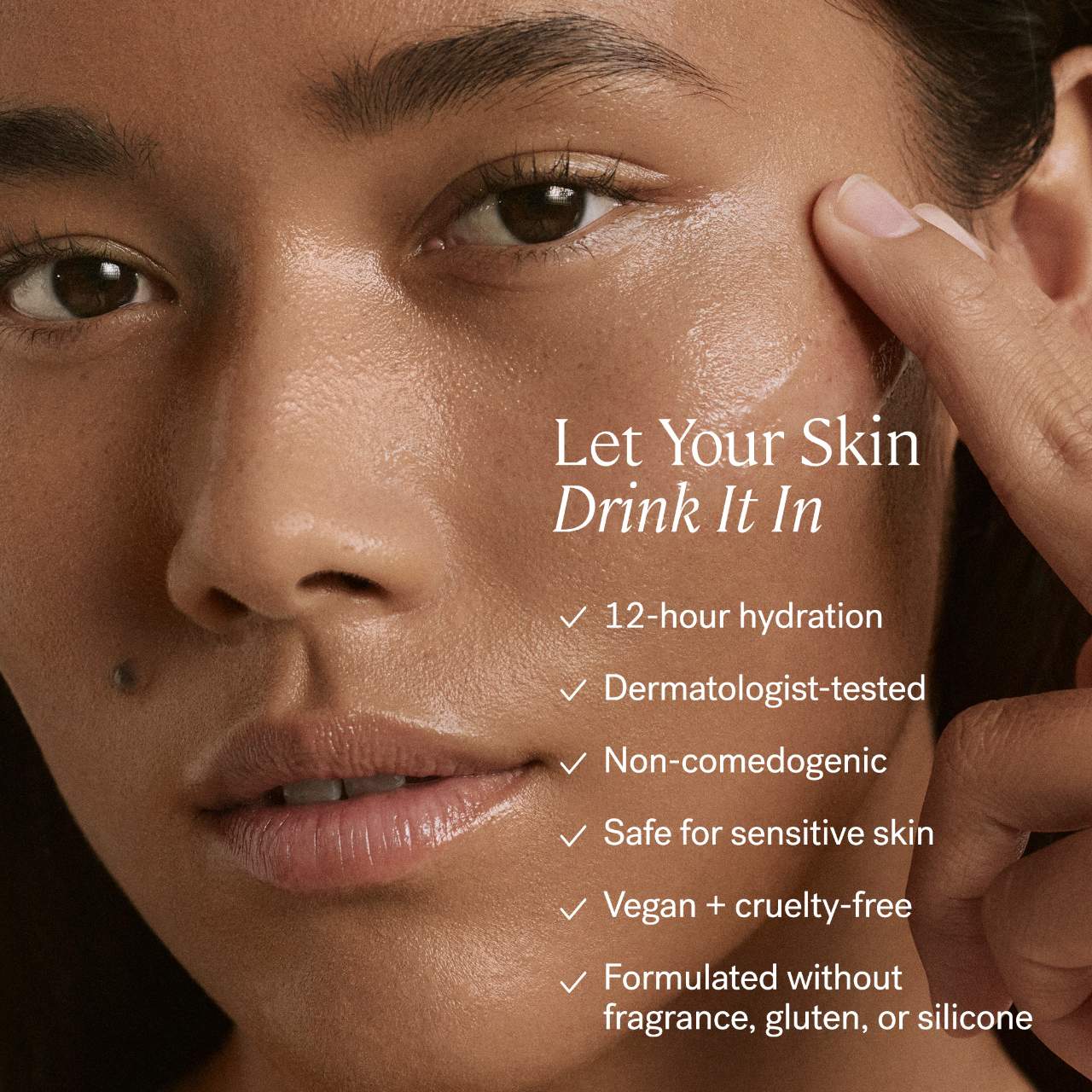 Mini The Base Face Milk – Esencia hidratante y crema ligera con ácido hialurónico