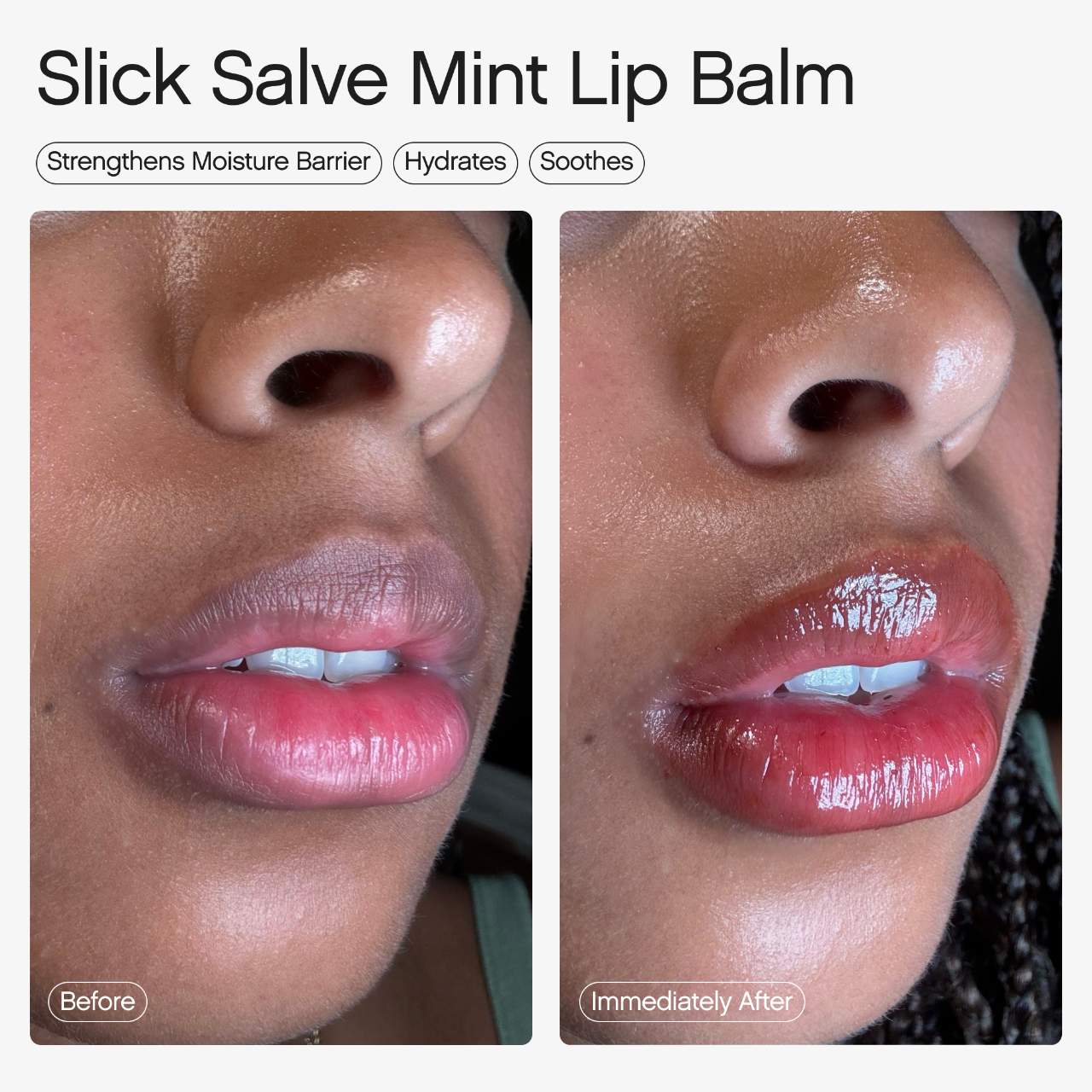 Slick Salve – Bálsamo Labial Brillante para Calmar e Hidratar