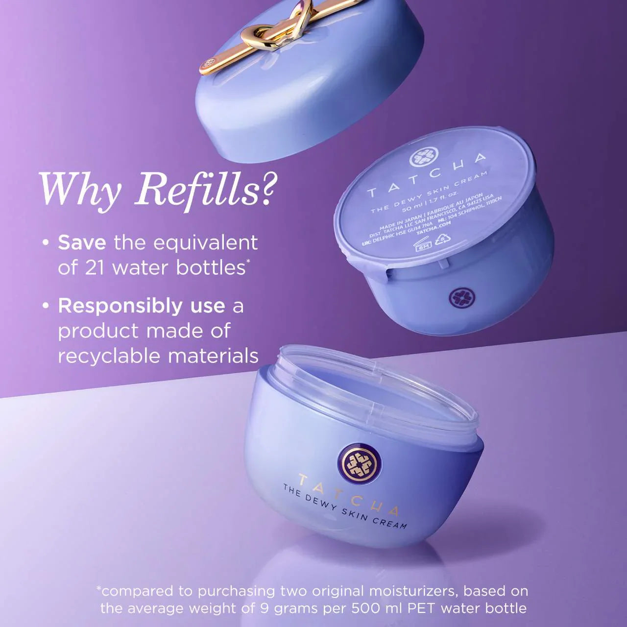 Crema hidratante The Dewy Skin Cream – Reafirmante e hidratante, recargable