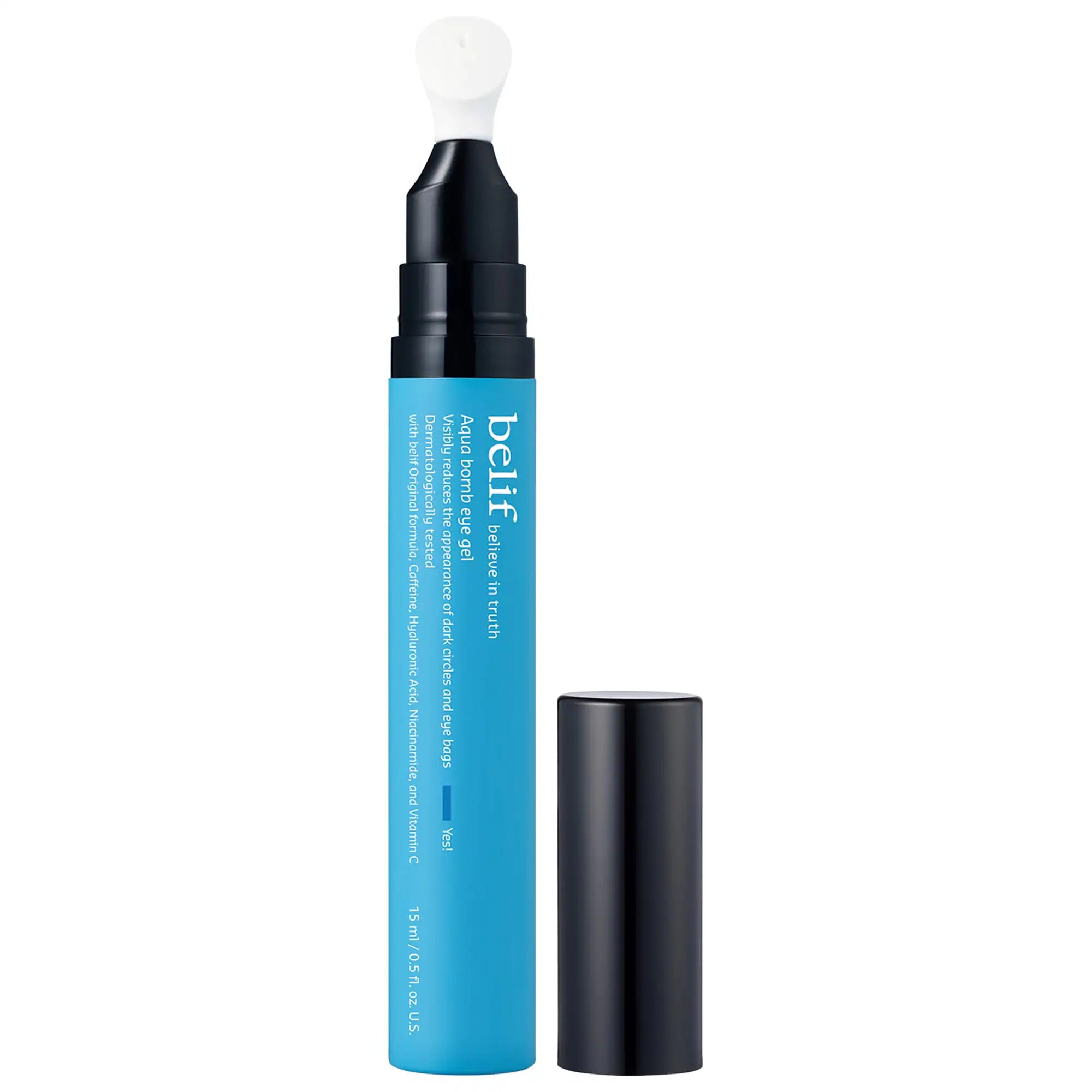 Aqua Bomb Gel Desinflamante para Ojos con Cafeína + Ácido Hialurónico
