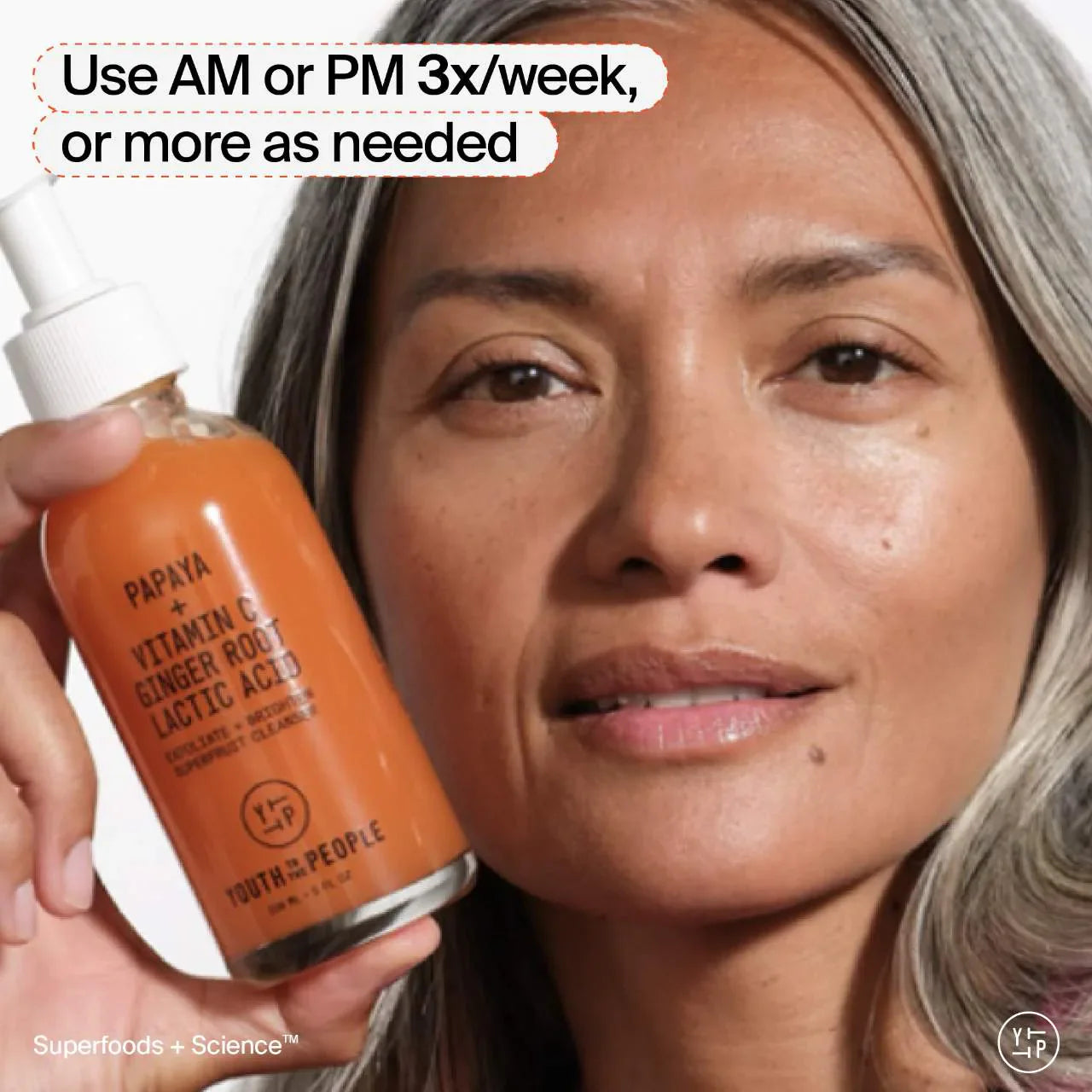 Limpiador exfoliante suave Superfruit – Con vitamina C y papaya