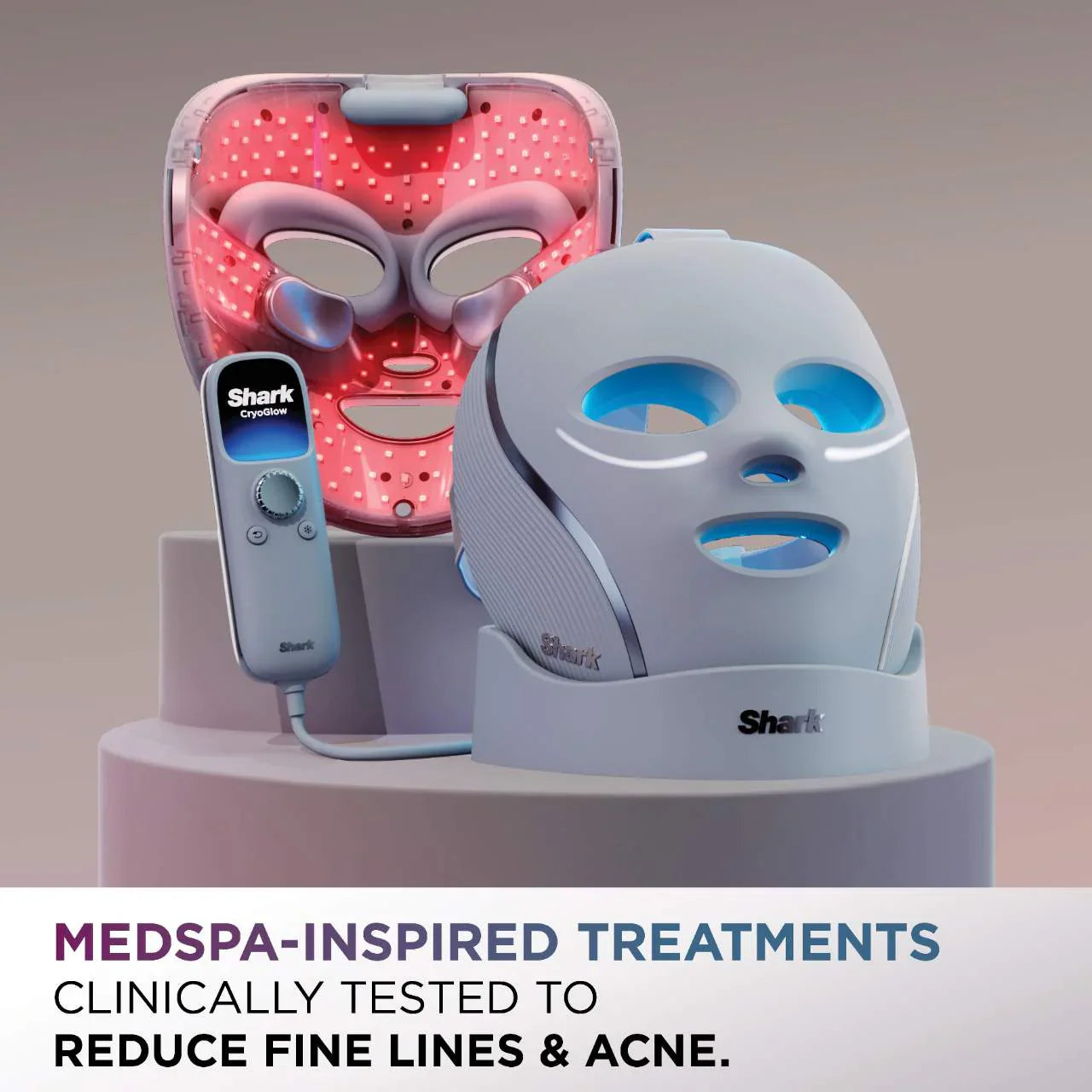 CryoGlow™ Mascarilla Facial con Efecto Frío y LED