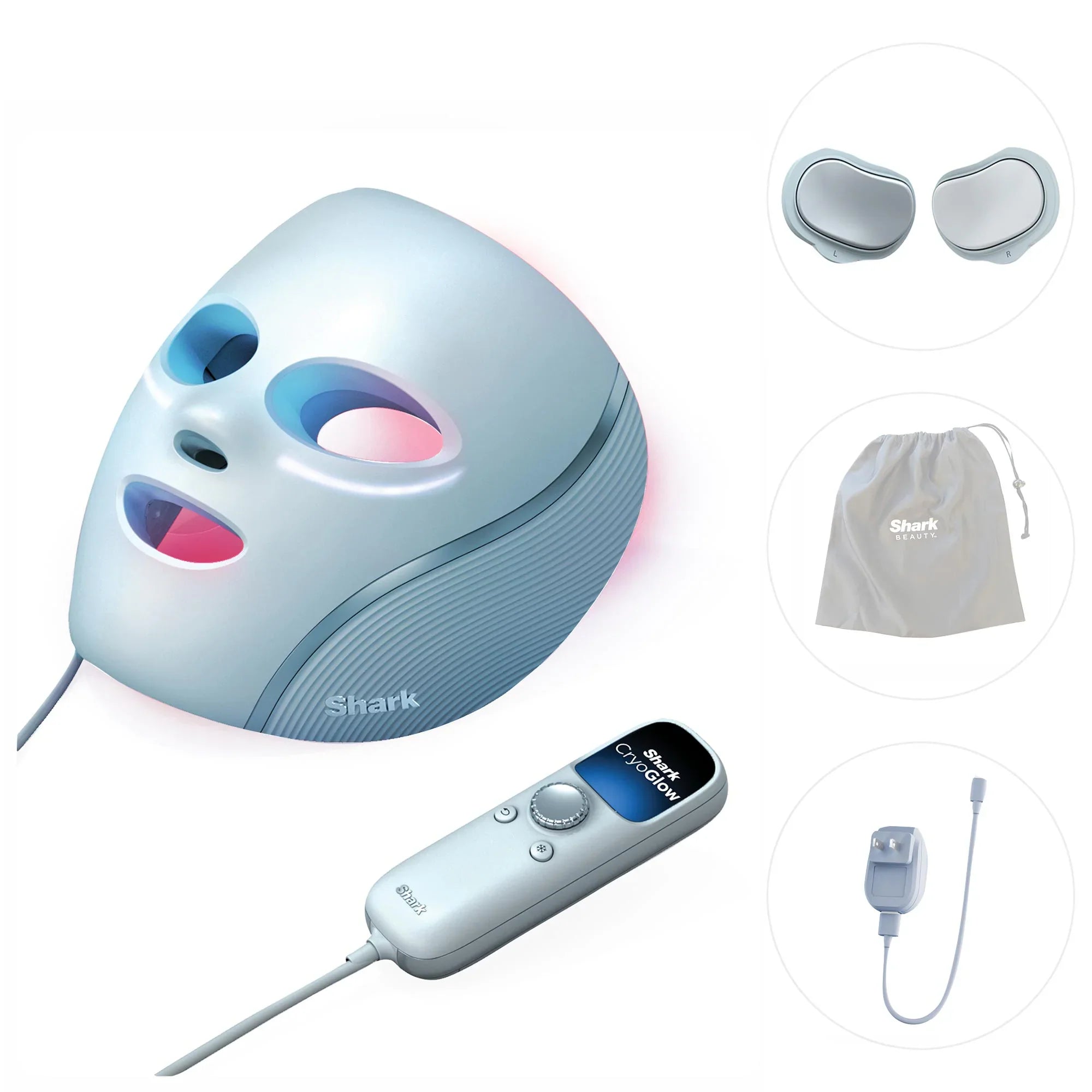 CryoGlow™ Mascarilla Facial con Efecto Frío y LED