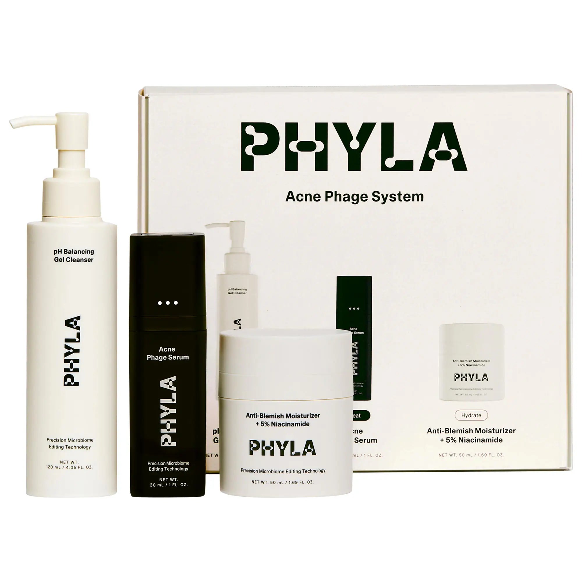 Sistema Acne Phage – Tratamiento completo antiacné con tecnología bacteriófaga