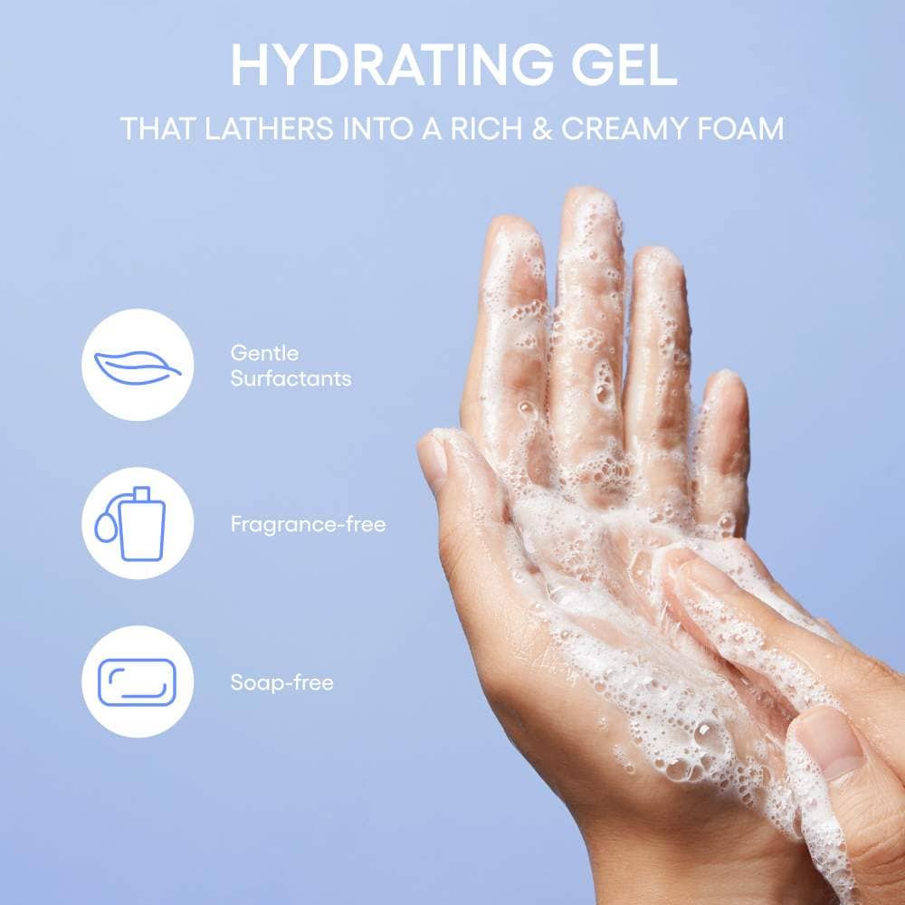 Limpiador en gel suave Water Bank – Con ácido hialurónico hidratante