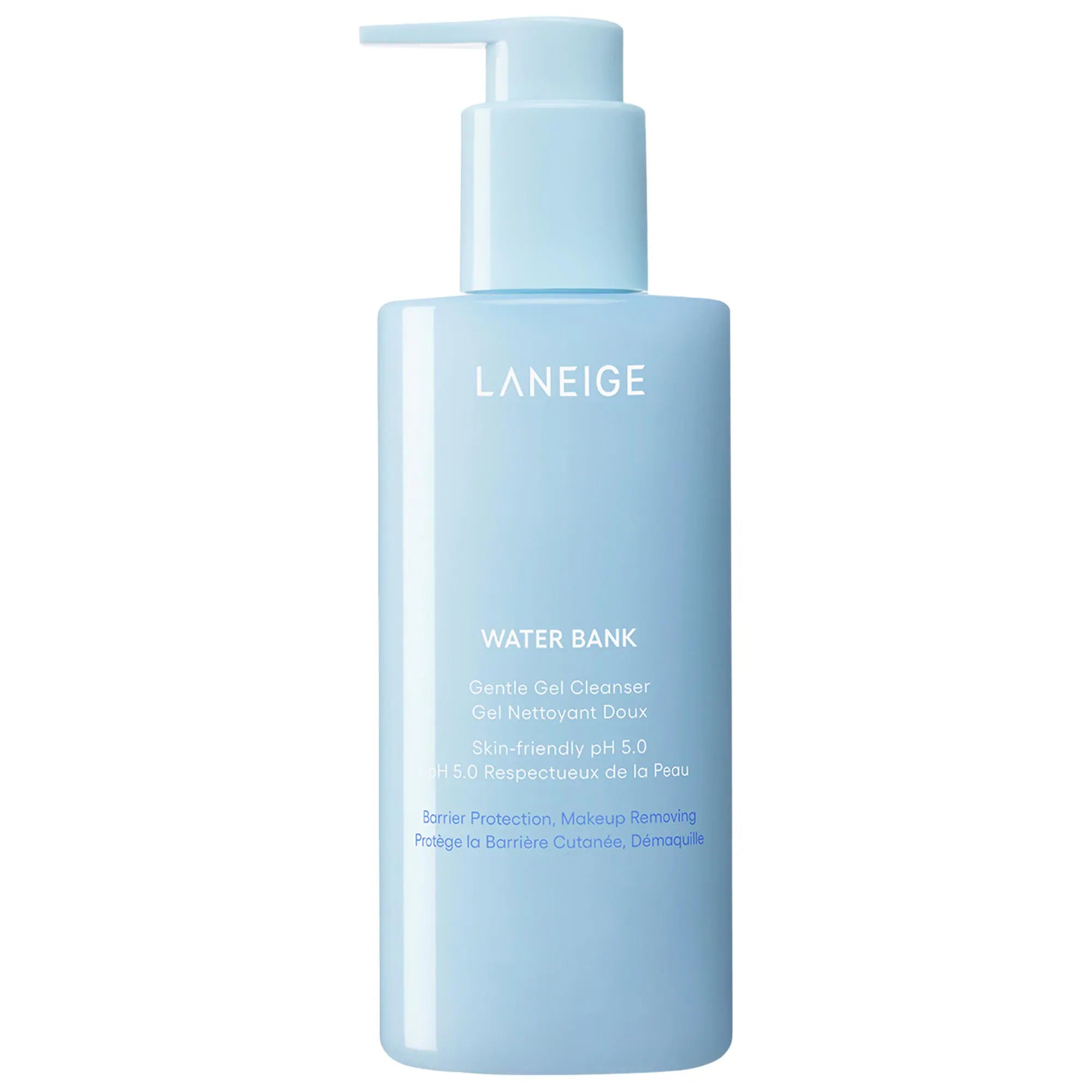 Limpiador en gel suave Water Bank – Con ácido hialurónico hidratante